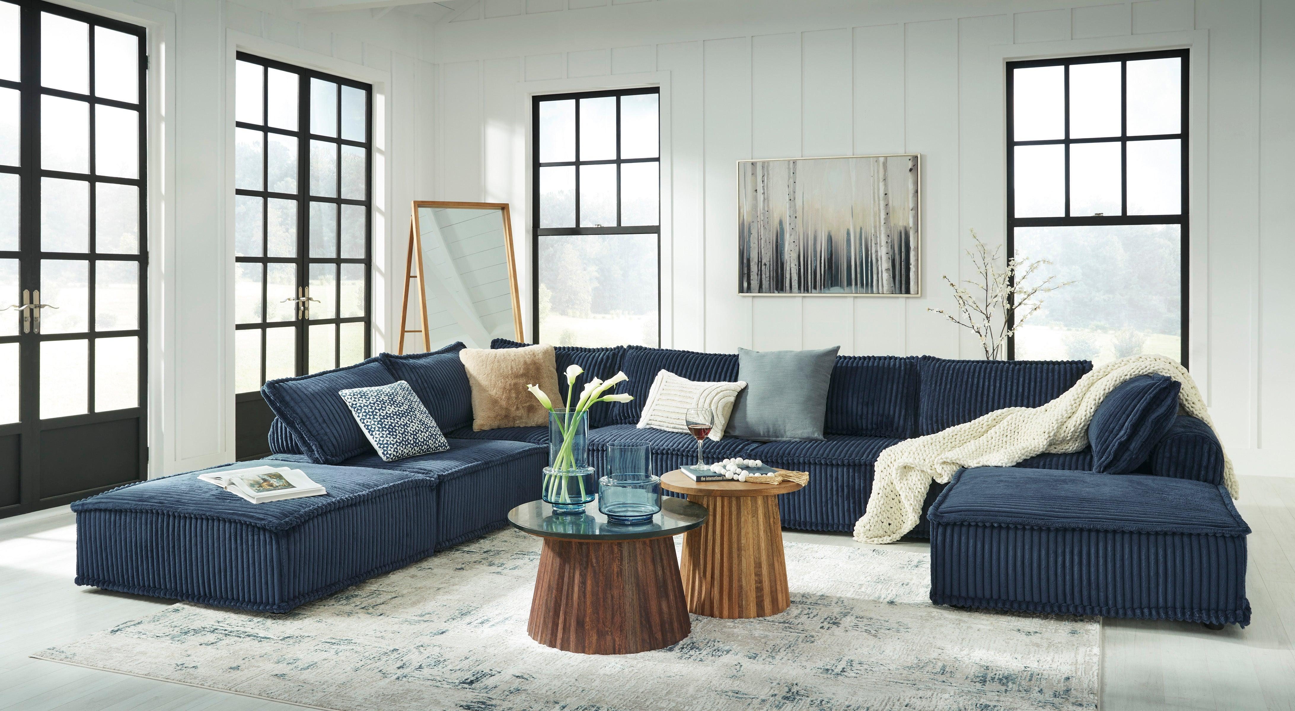 Bales Navy 7-Piece Modular Seating - Image 9