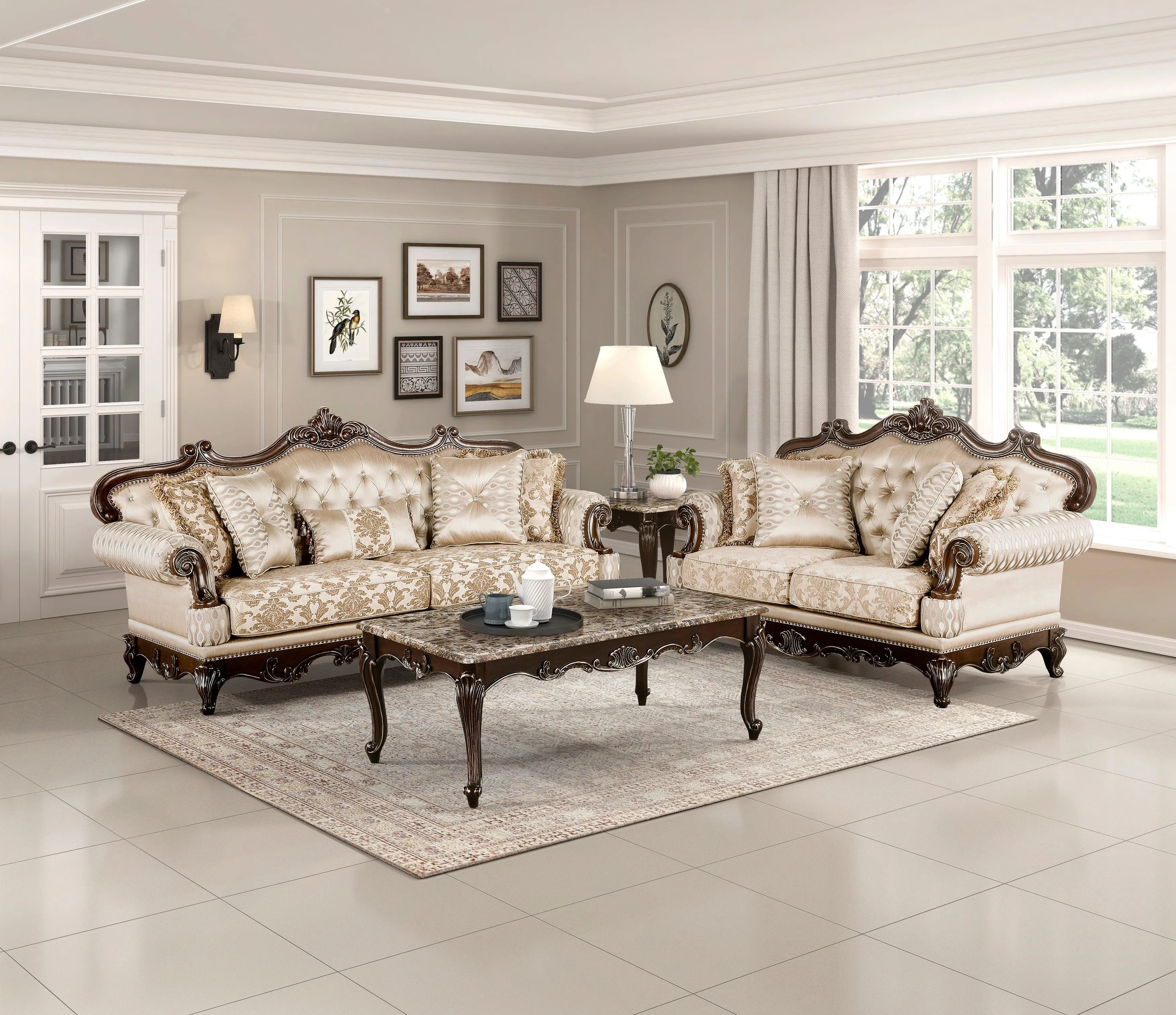 Balthasar Brown Sofa - Image 5