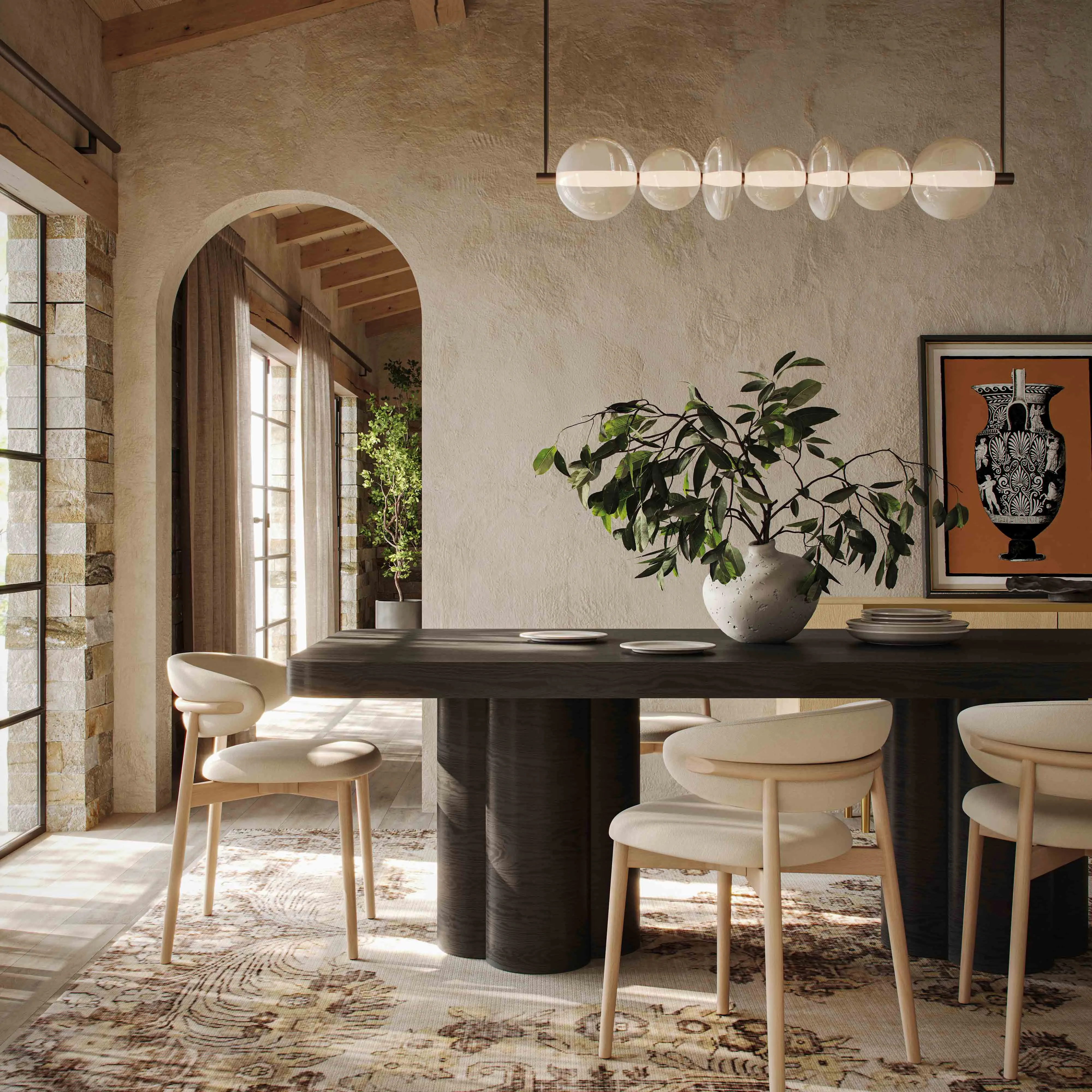 Bambi Ash 90" Rectangular Dining Table - Image 9