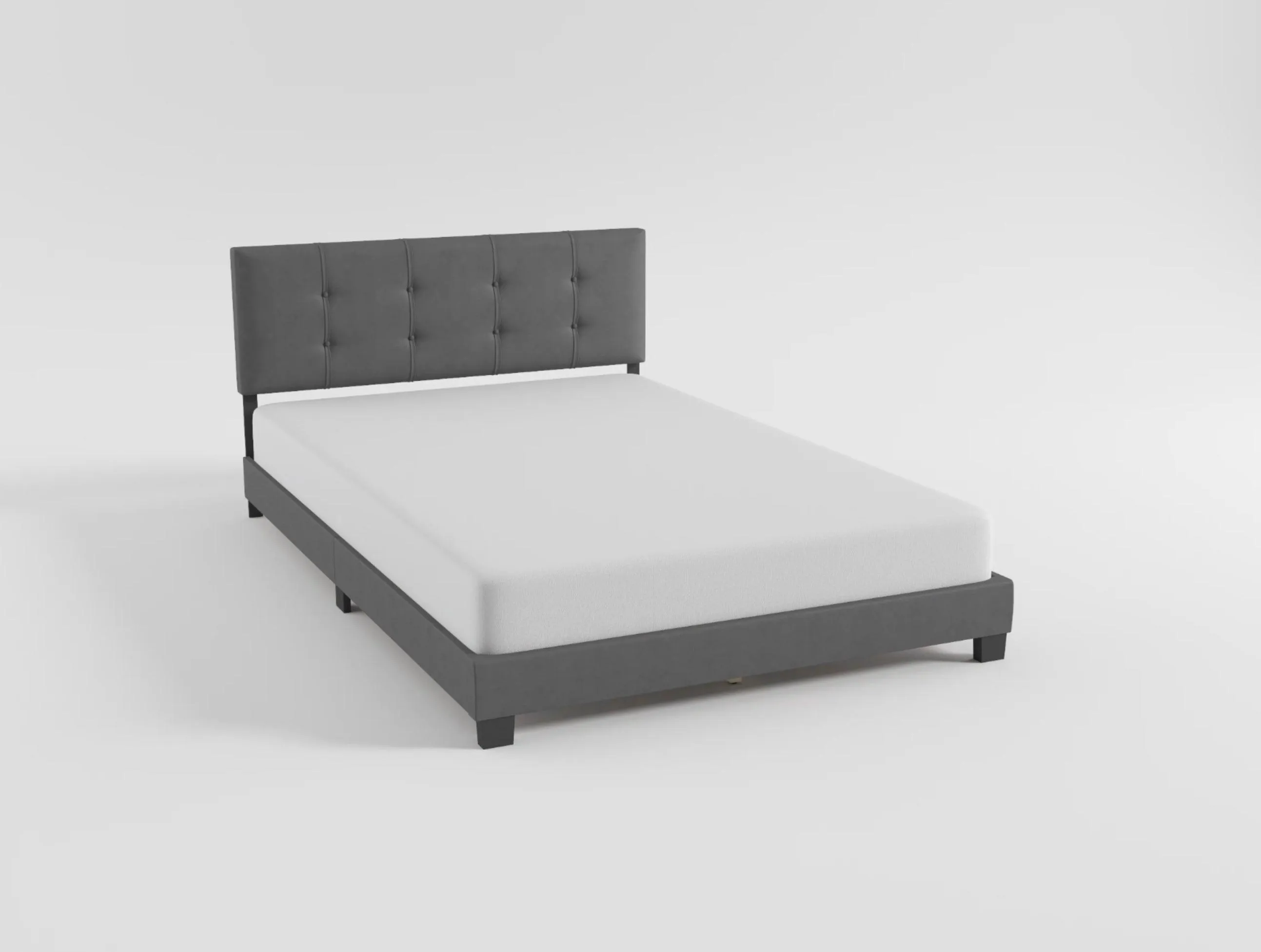 Bari Brown Full Platform Bed - Image 3