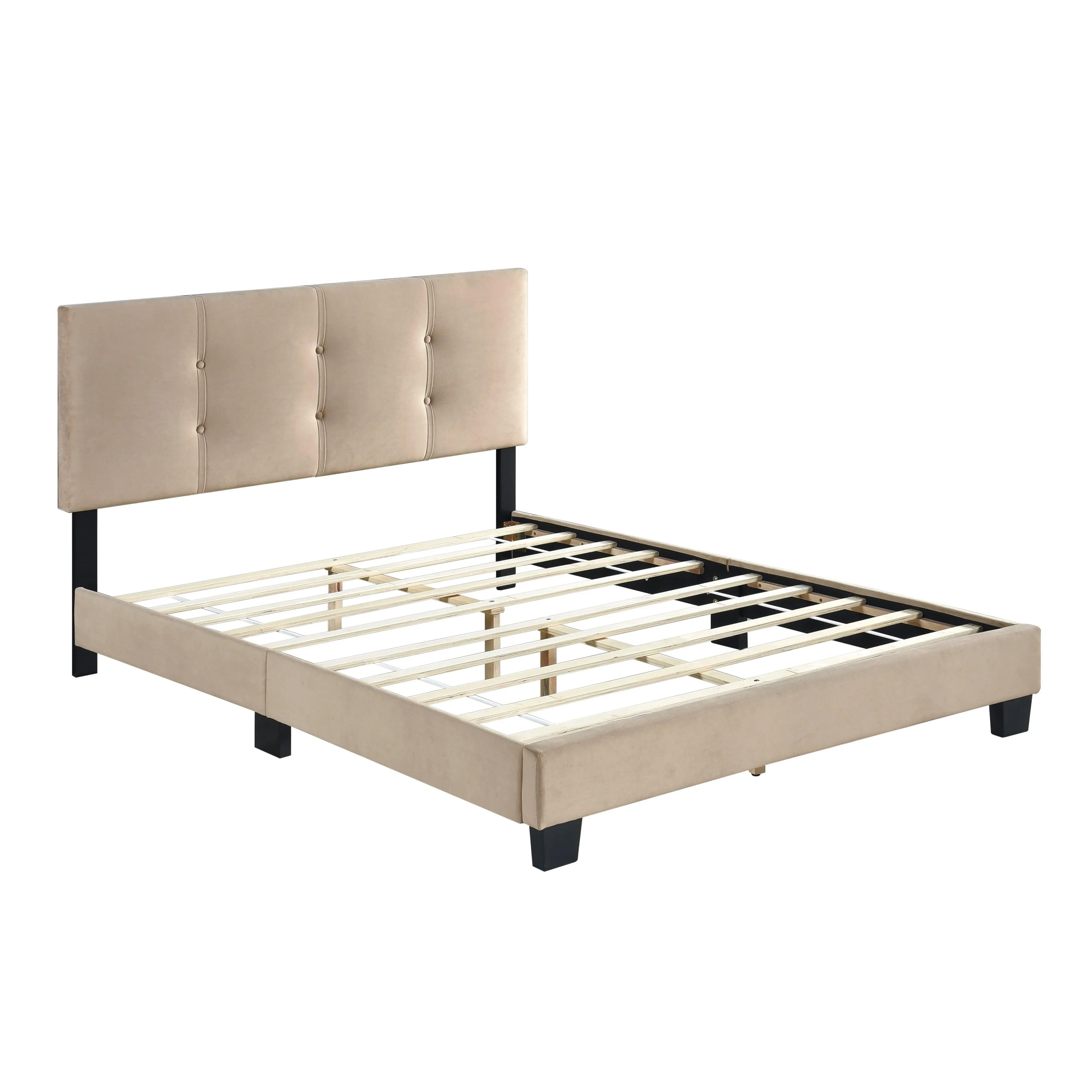 Bari Brown Full Platform Bed - Image 5