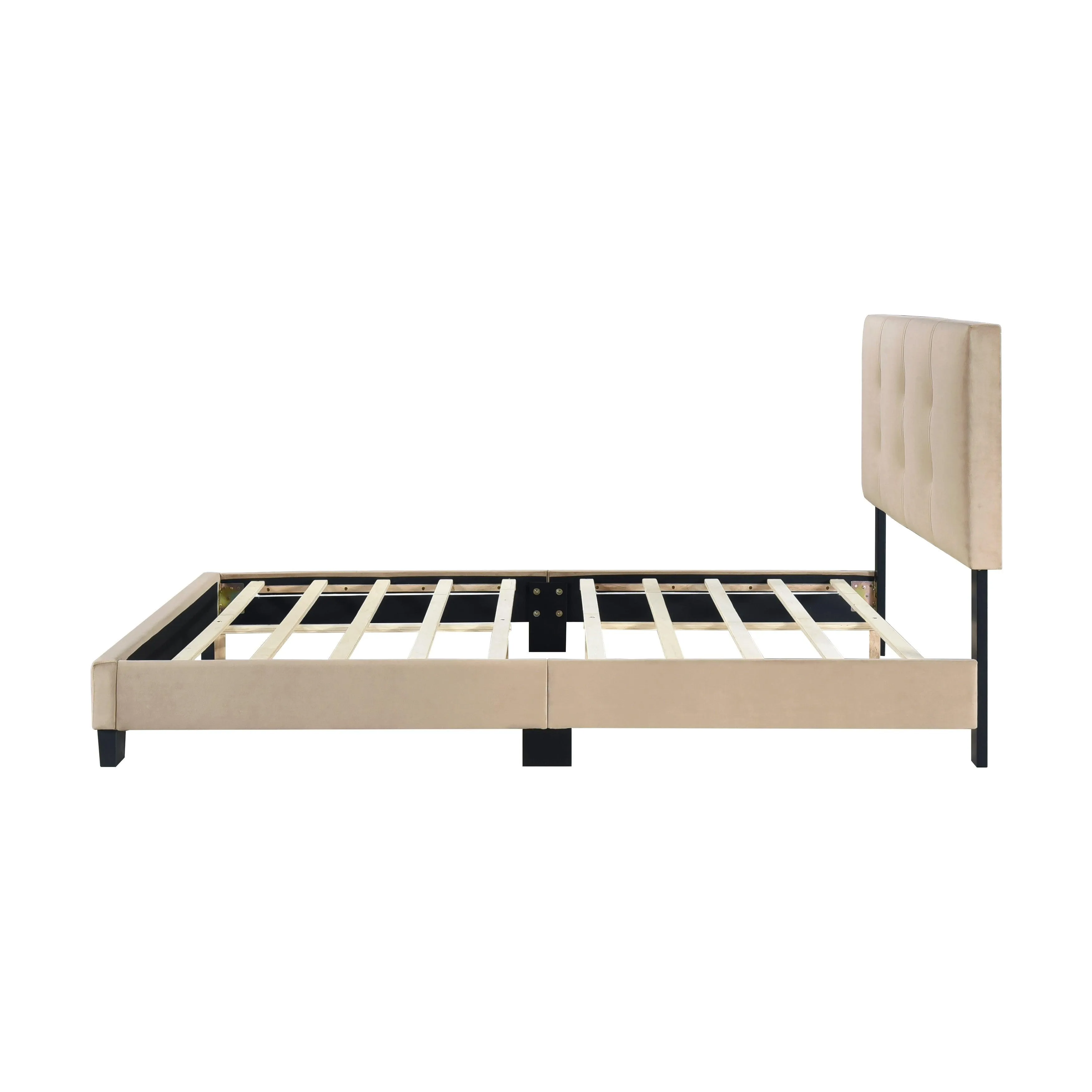 Bari Brown Full Platform Bed - Image 7
