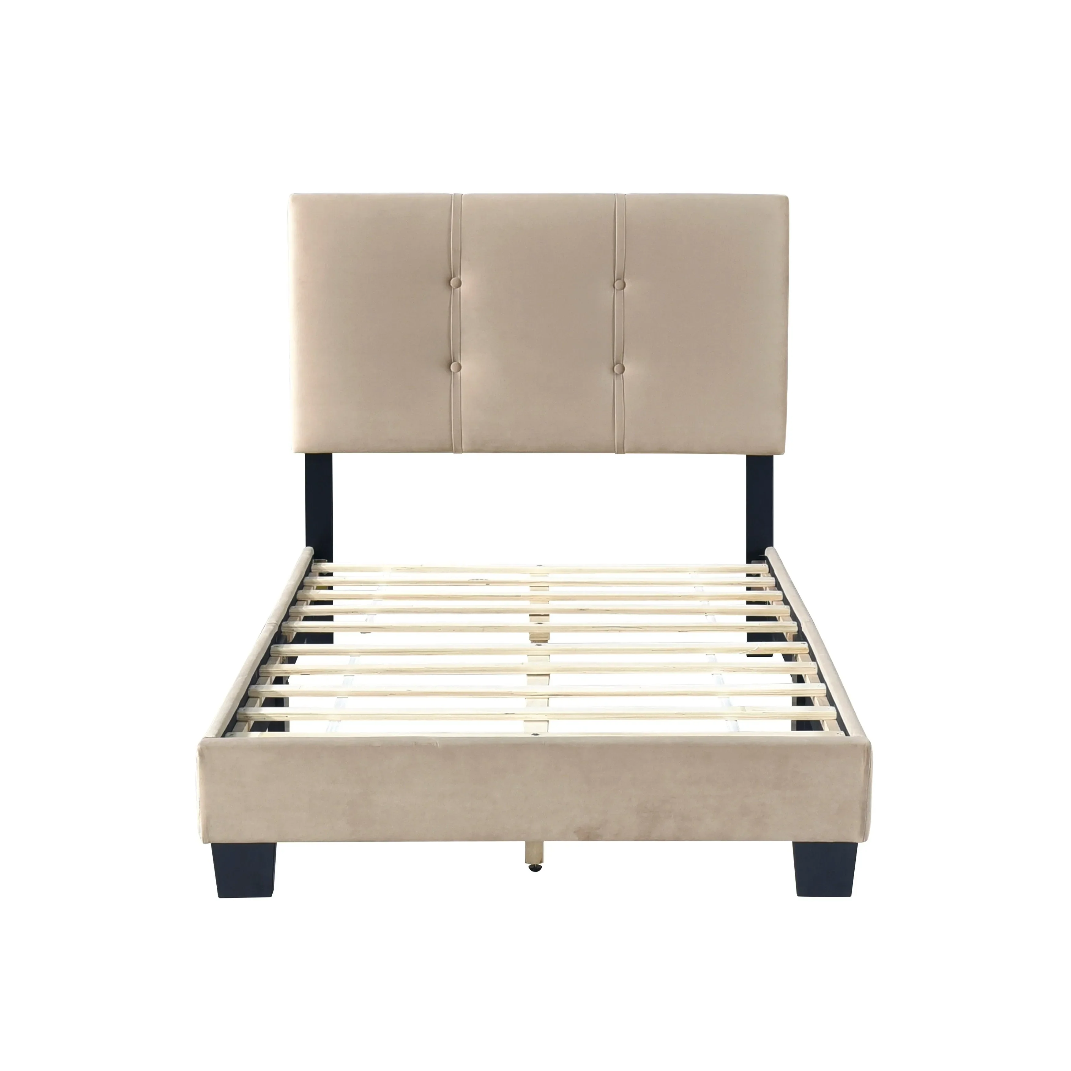 Bari Brown Twin Platform Bed - Image 4