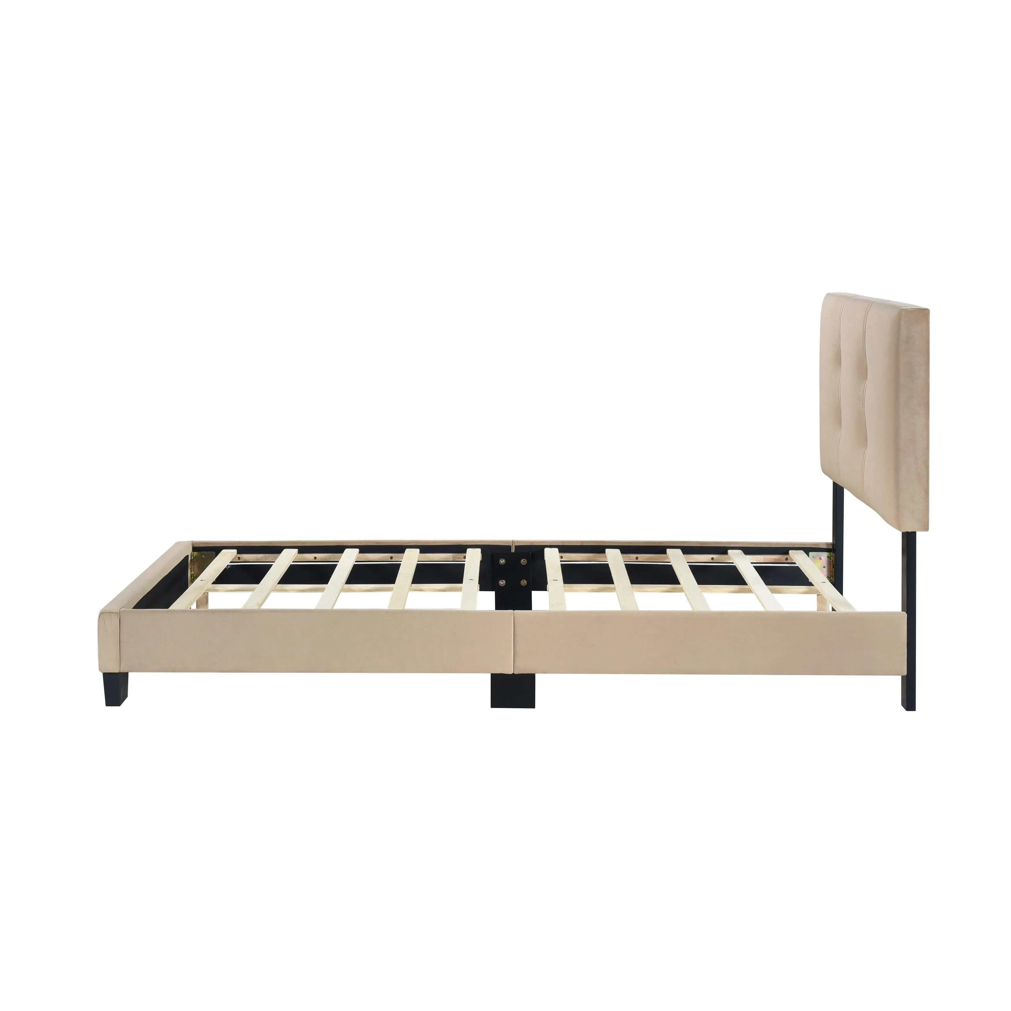 Bari Brown Twin Platform Bed - Image 7