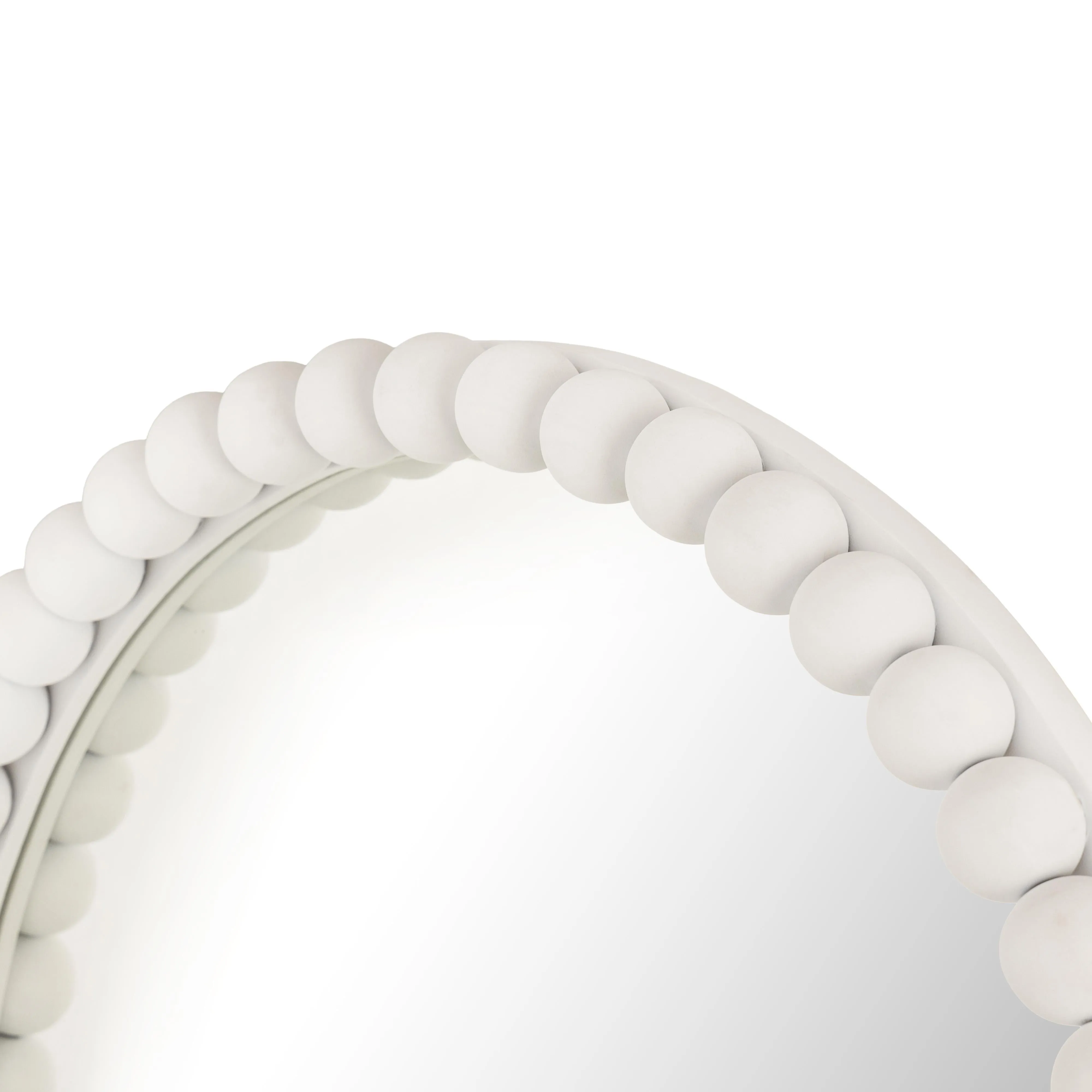 Baria Wooden Round Wall Mirror - Image 4