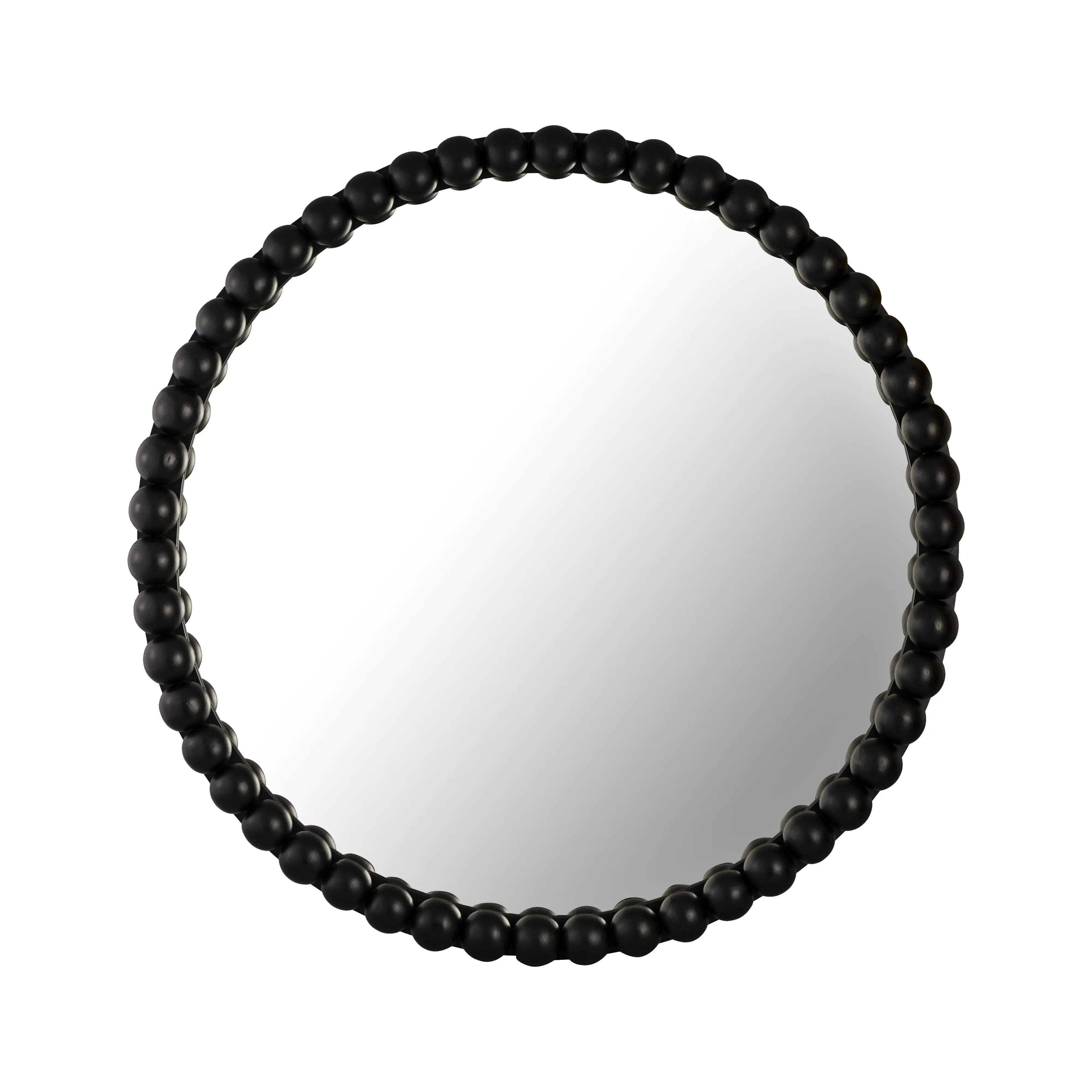 Baria Wooden Round Wall Mirror - Image 7