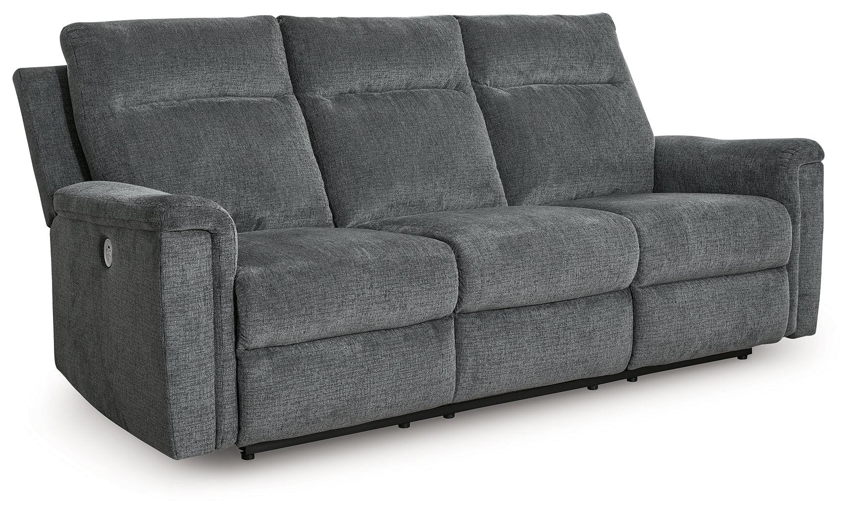 Barnsana Gravel Power Reclining Sofa - Image 2