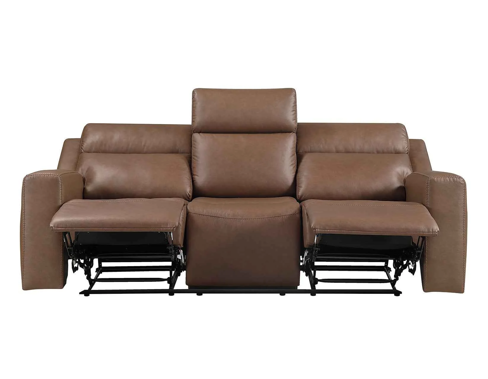 Barron Brown Manual Reclining Sofa - Image 3