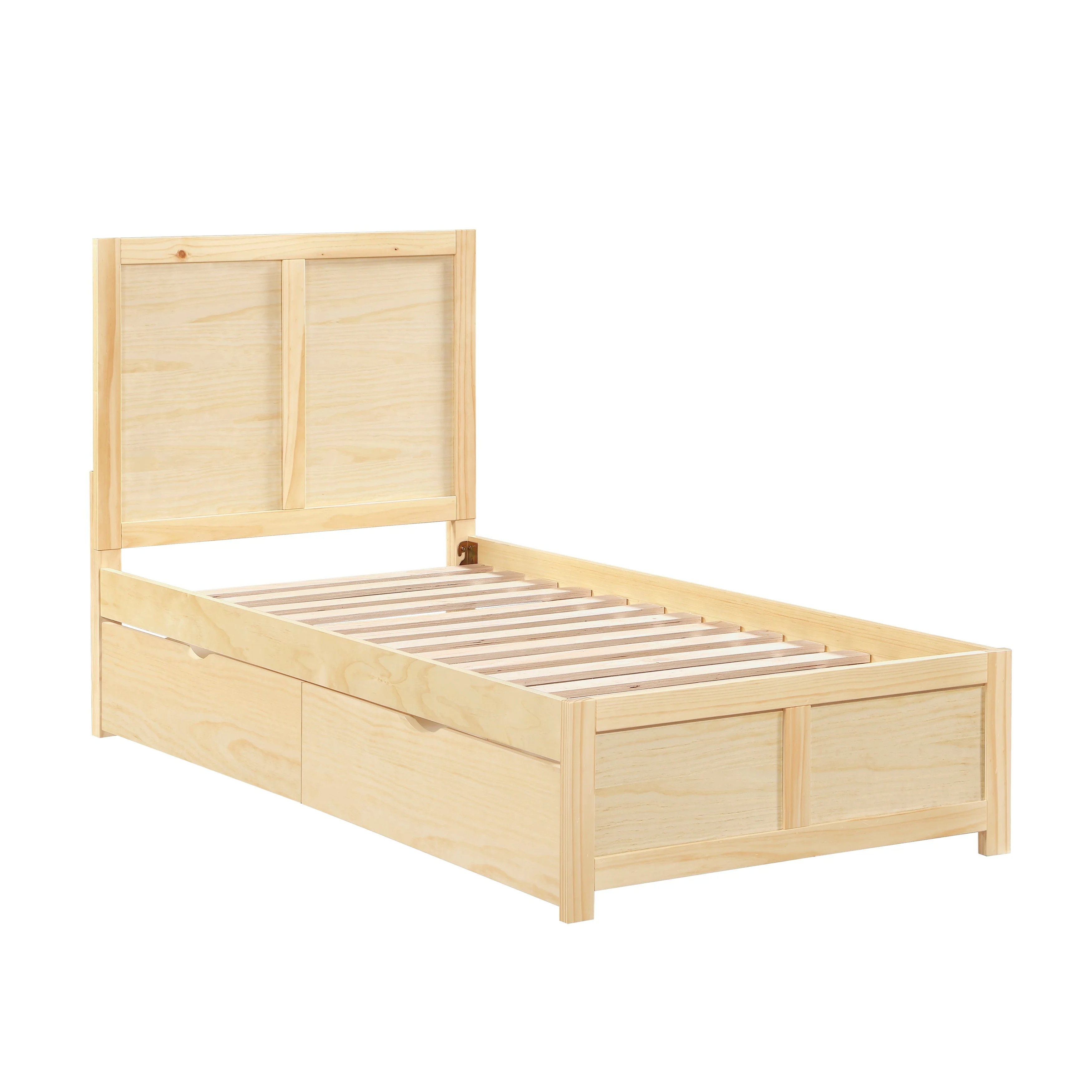 Bartly Natural Twin Platform Bed - Image 10