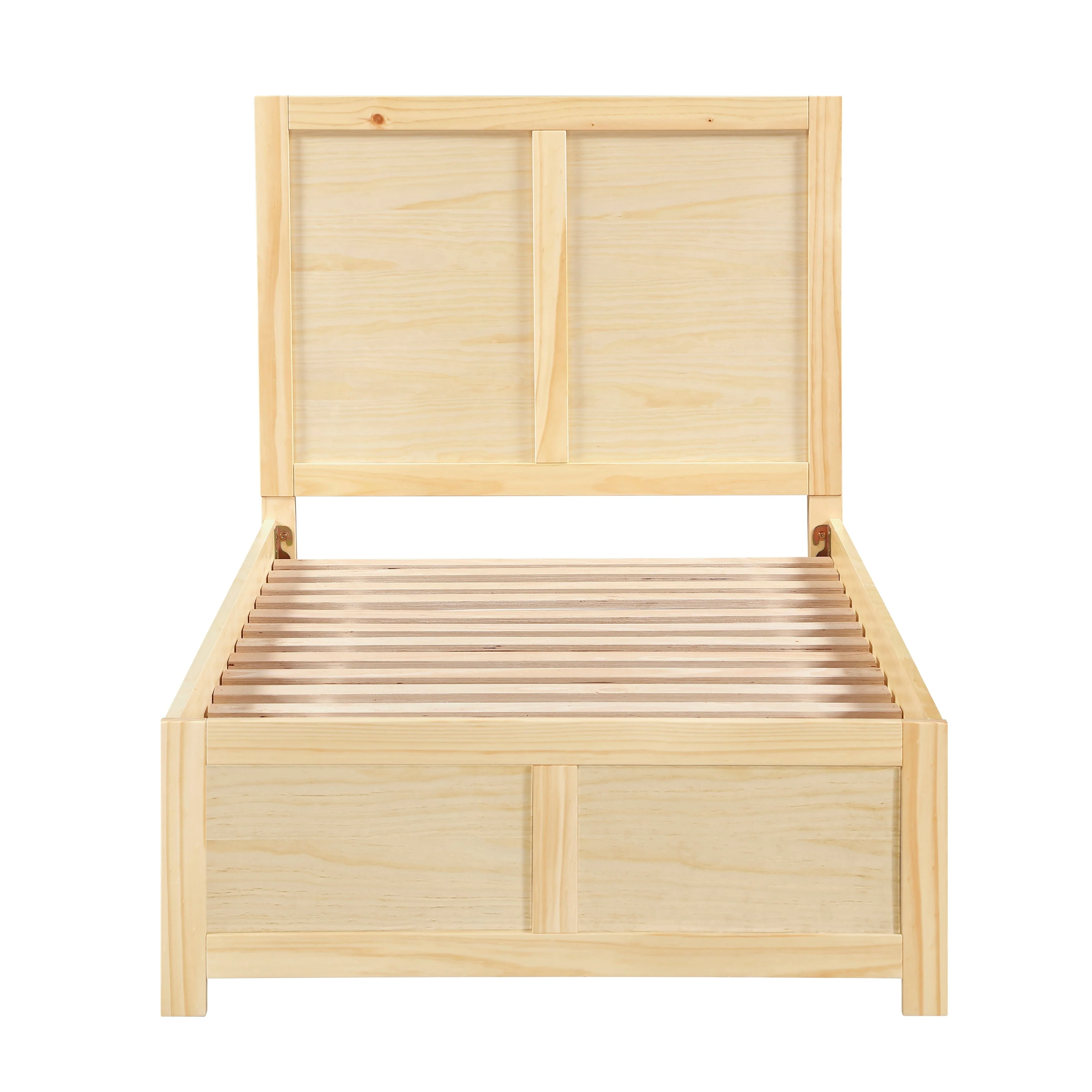 Bartly Natural Twin Platform Bed - Image 2