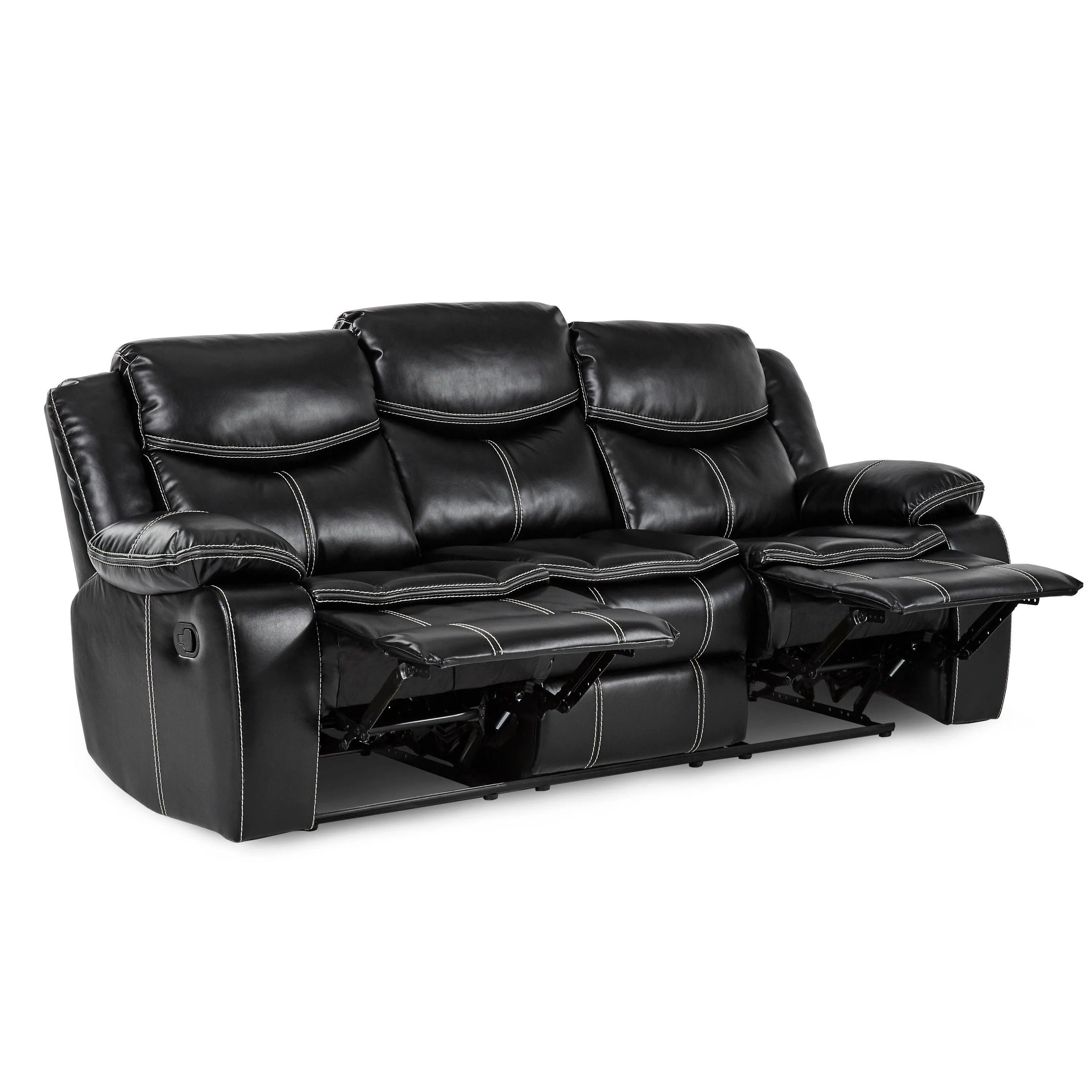 Bastrop Black Reclining Sofa - Image 4