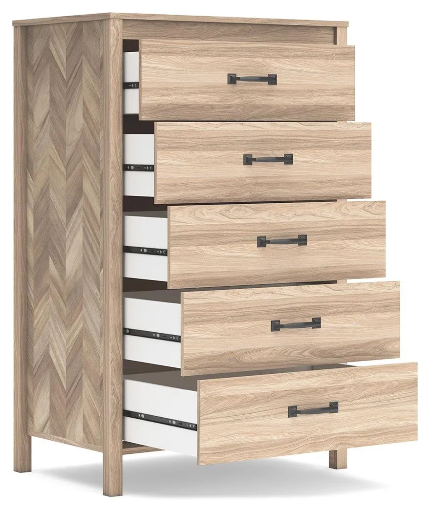 Battelle Tan Chest of Drawers - Image 3