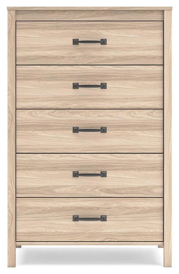 Battelle Tan Chest of Drawers - Image 4