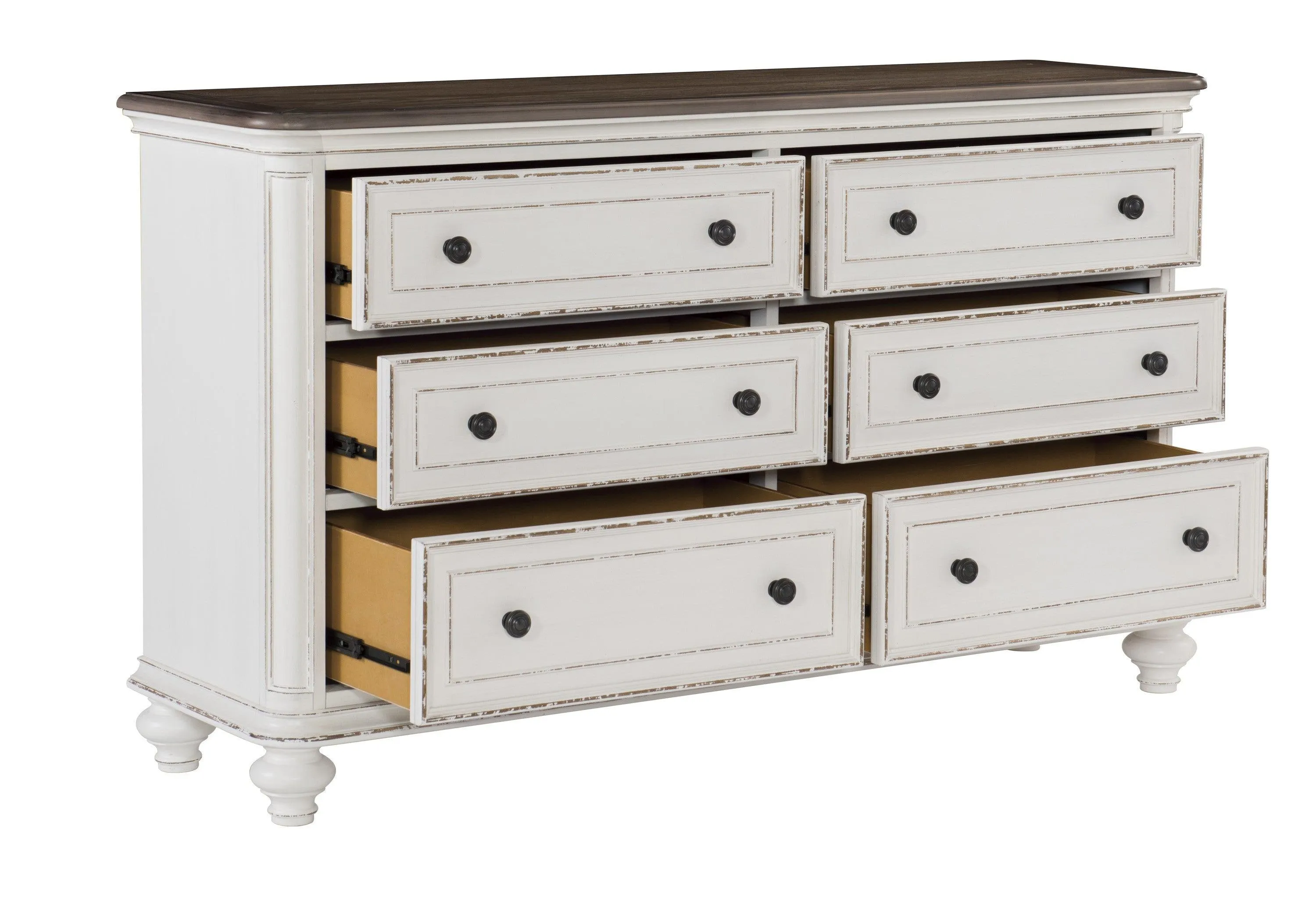 Baylesford Antique White Dresser - Image 4
