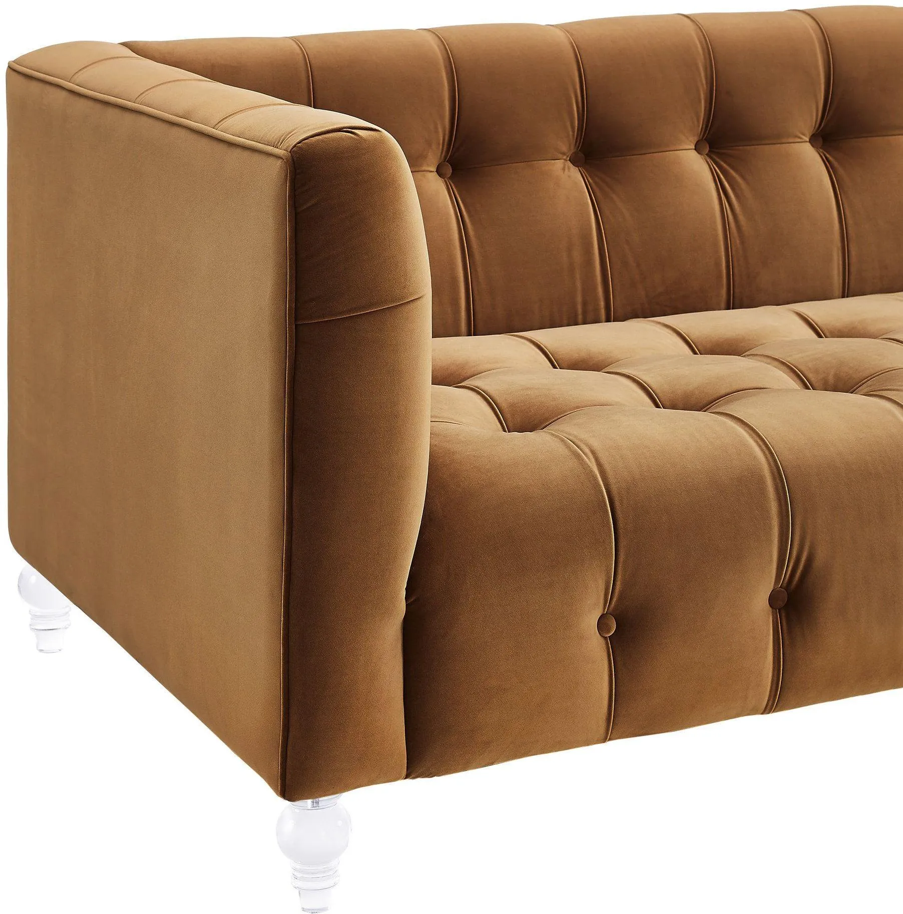 Bea Velvet Tufted Sofa - Image 17