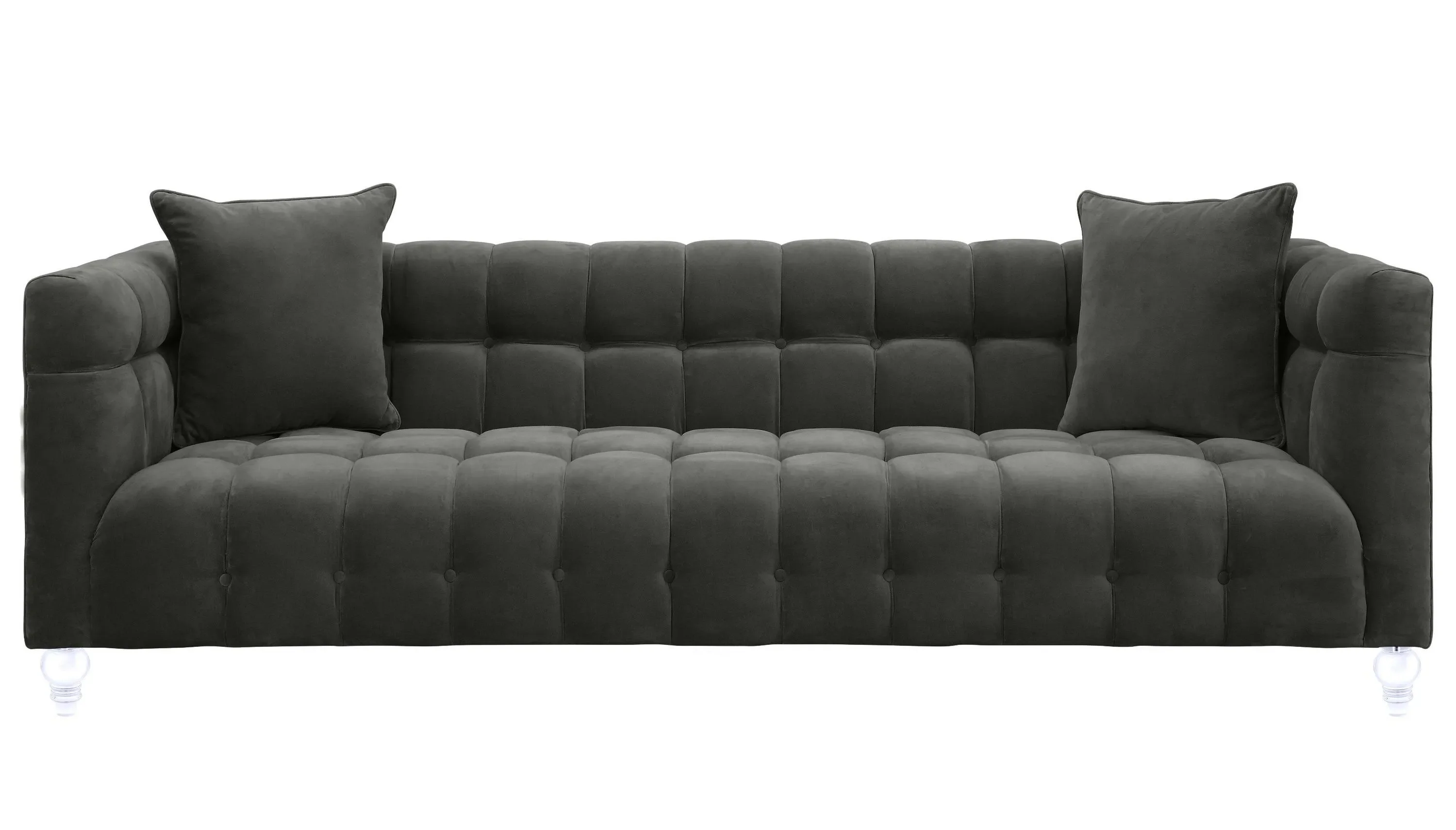 Bea Velvet Tufted Sofa - Image 19