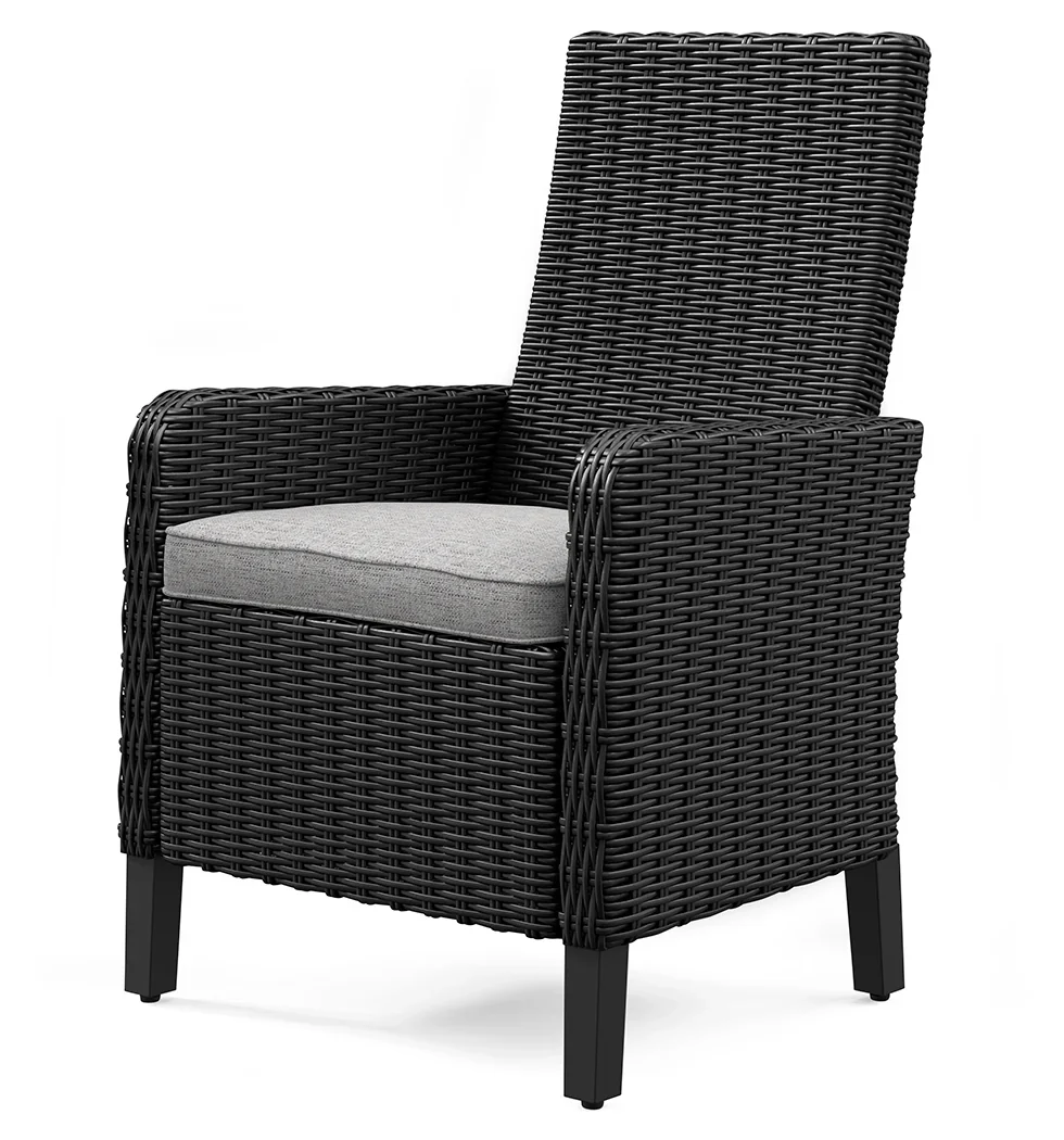 Beachcroft Black/Light Gray Outdoor Dining Set - Image 8