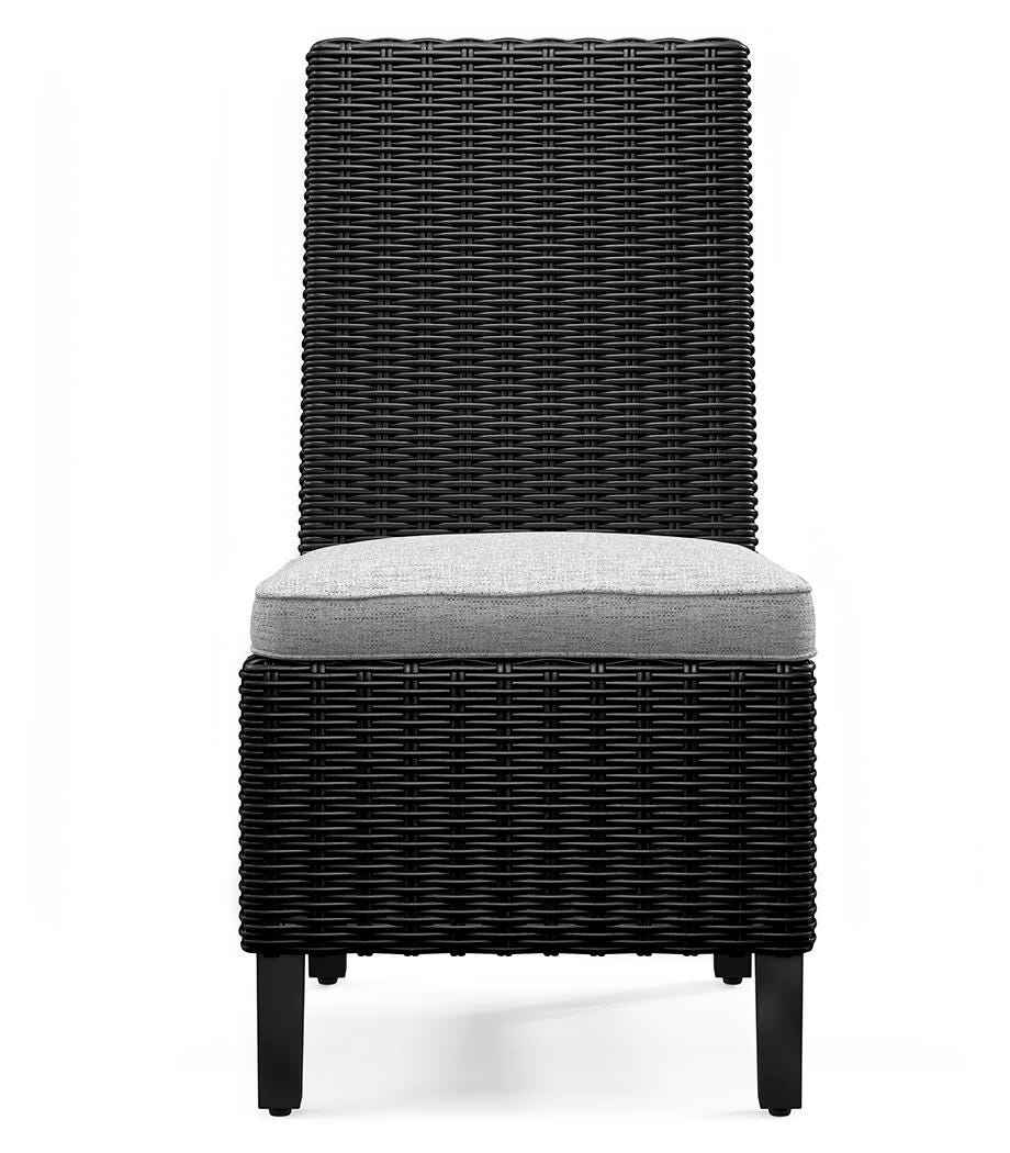 Beachcroft Black/Light Gray Outdoor Dining Table and 6 Chairs - Image 29