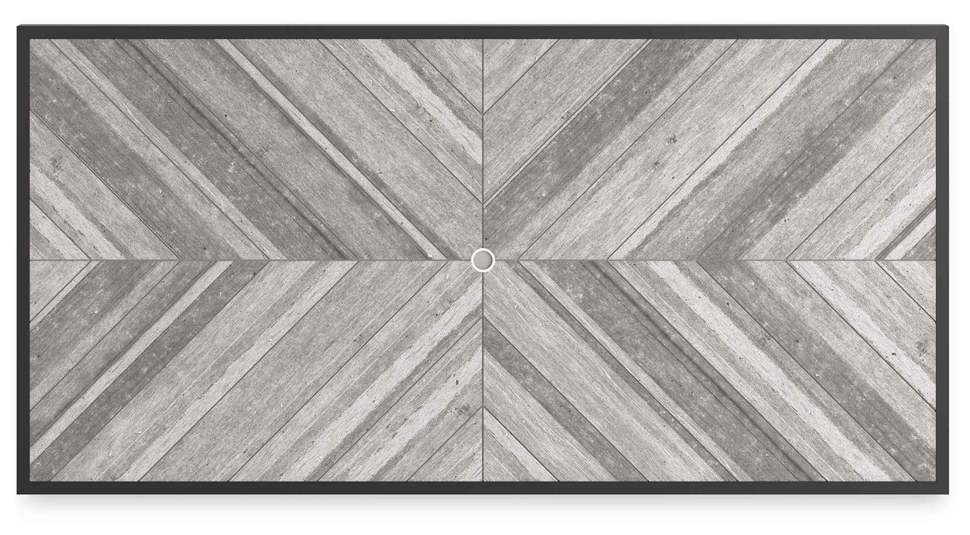 Beachcroft Black/Light Gray Outdoor Dining Table - Image 4