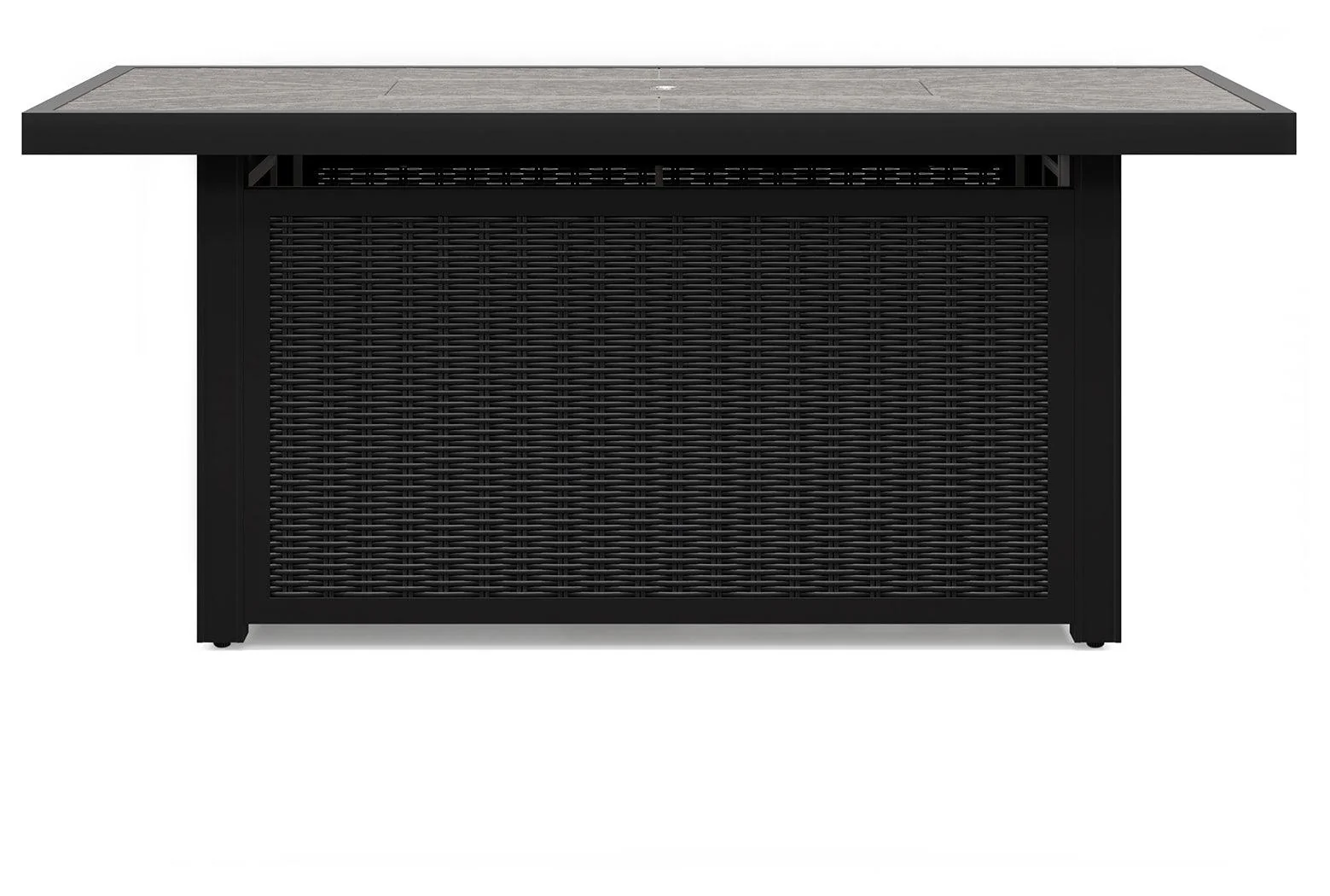 Beachcroft Black/Light Gray Outdoor Fire Pit Table - Image 6