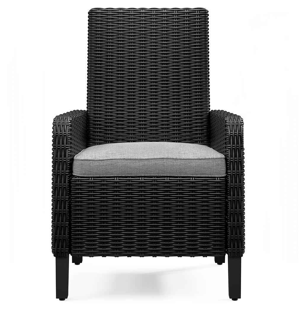 Beachcroft Black/Light Gray Outdoor Dining Table and 6 Chairs - Image 21