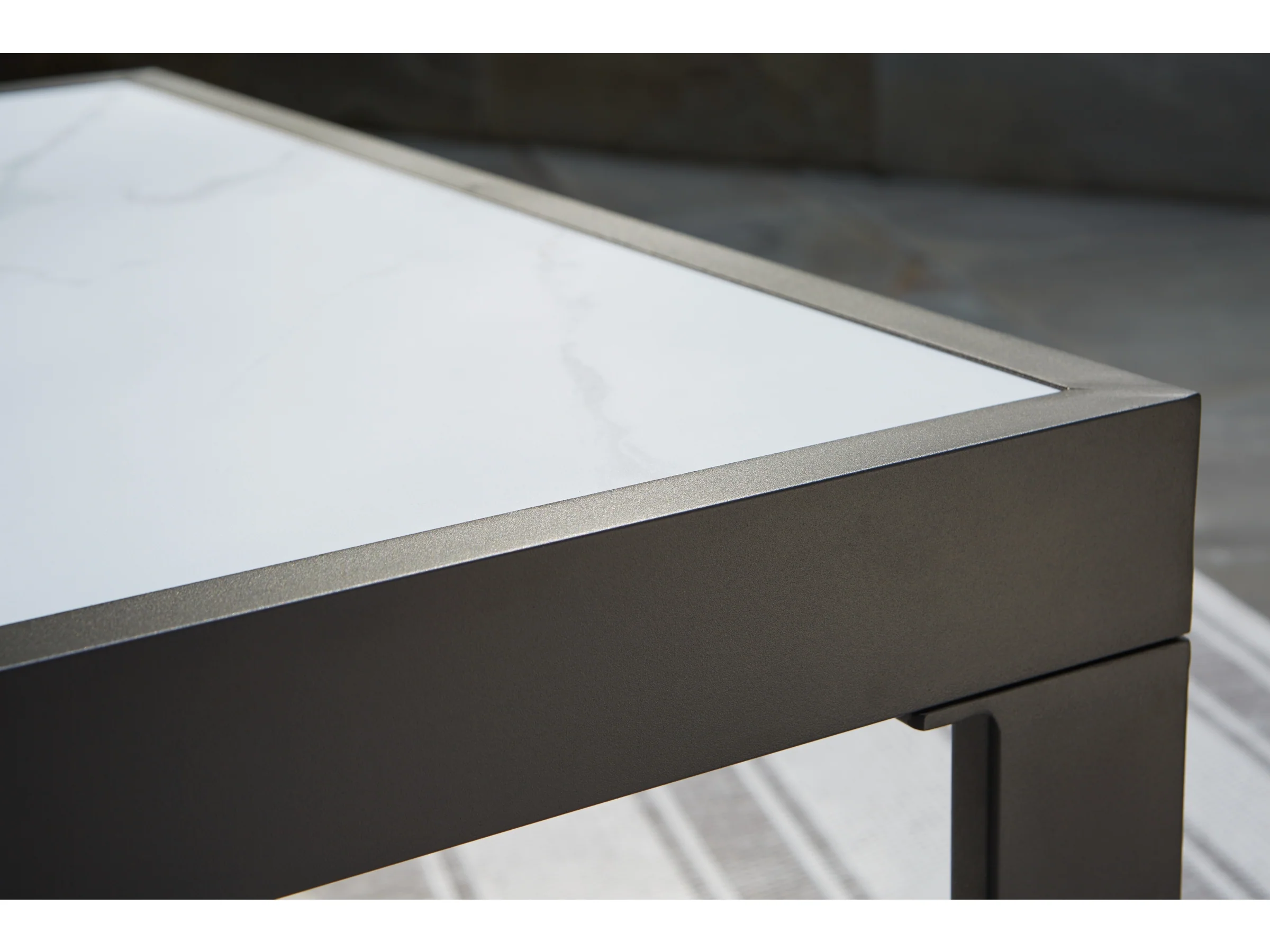 Beachloft Black/Gray Outdoor Coffee Table - Image 6