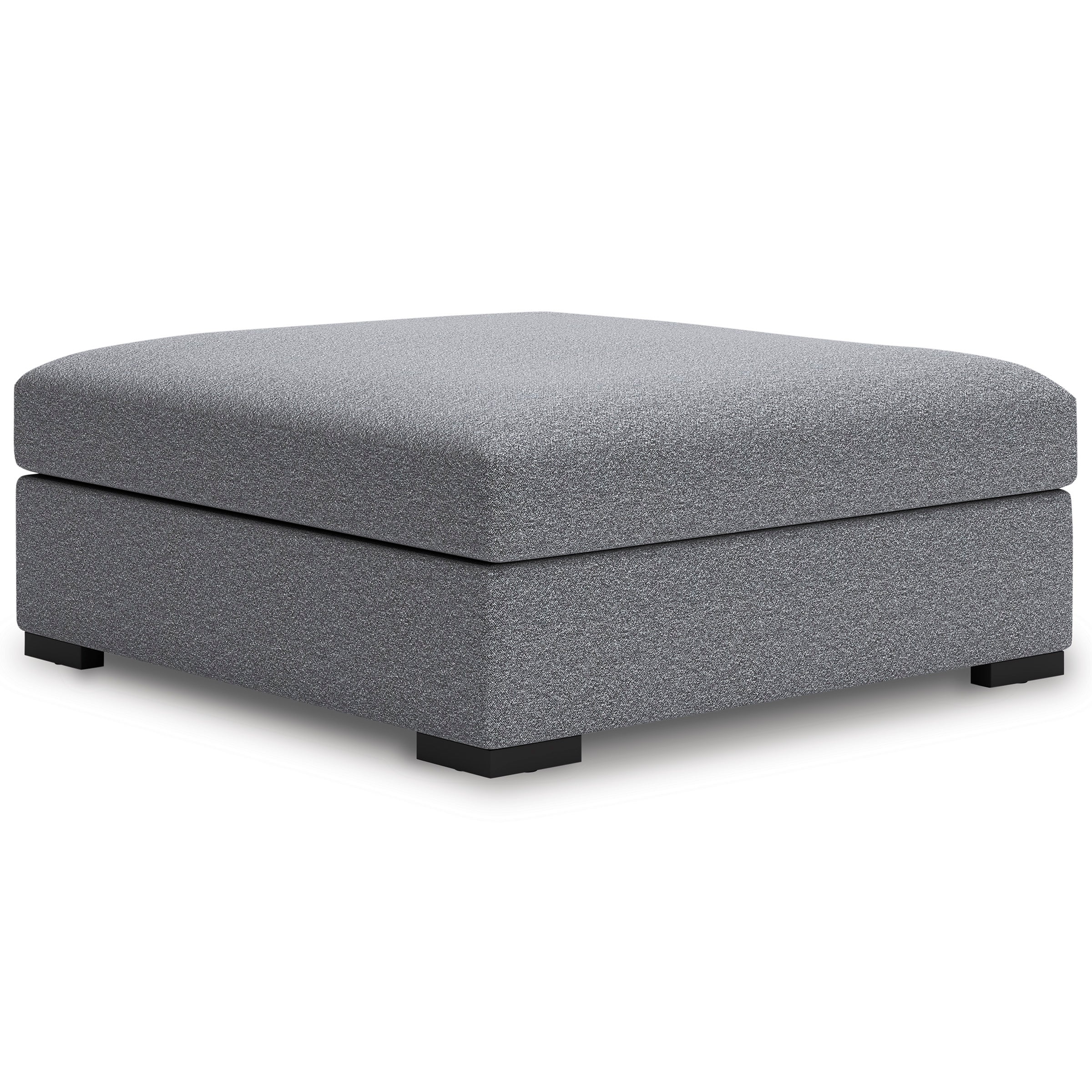 Bealton Salt and Pepper Oversized Accent Ottoman