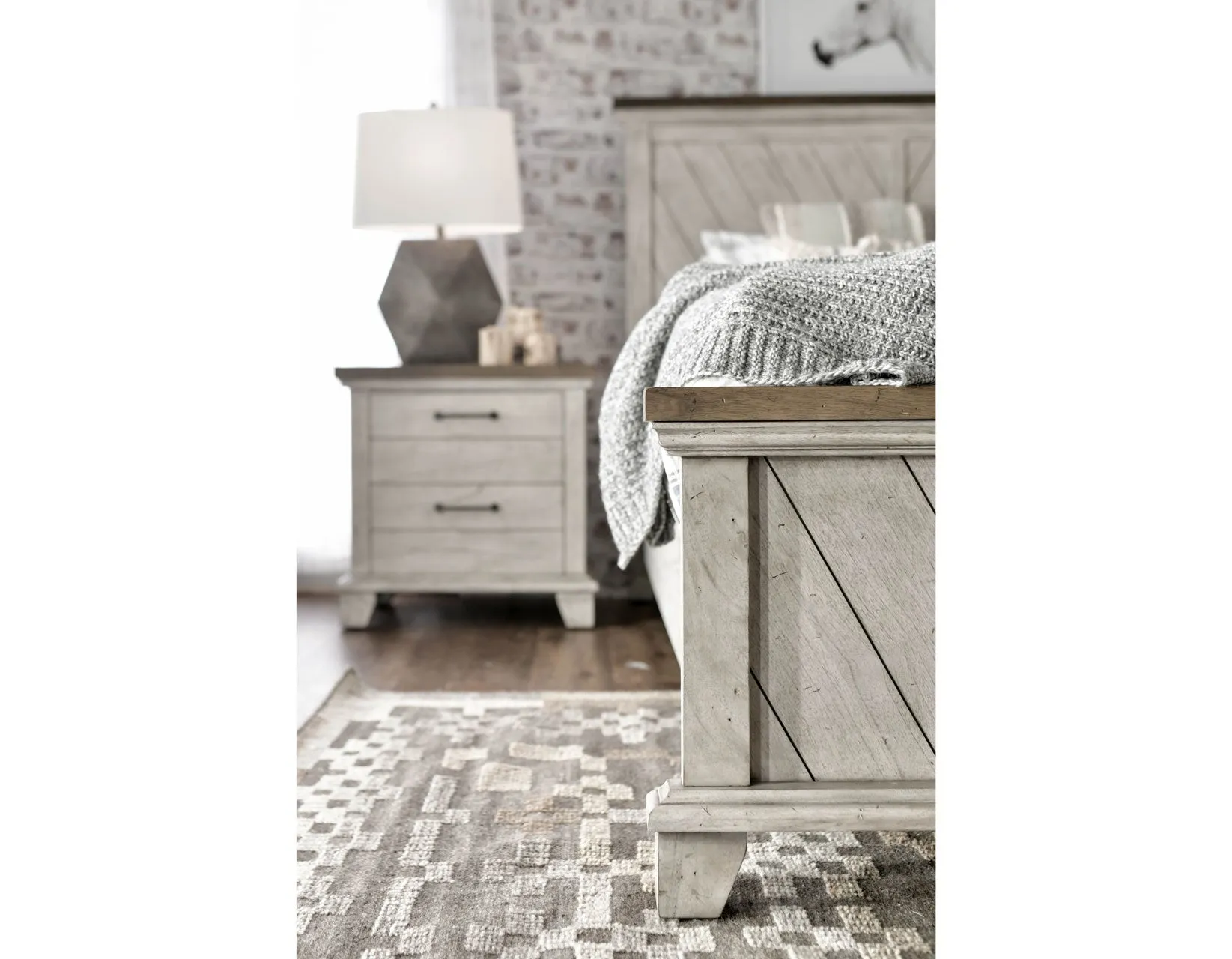 Bear Creek White/Smoke Bedroom Set - Image 5