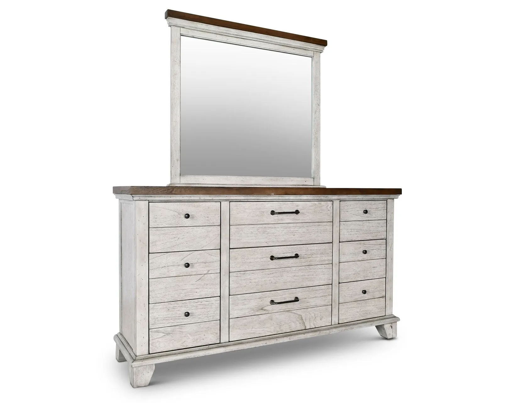Bear Creek White/Smoke Bedroom Set - Image 9