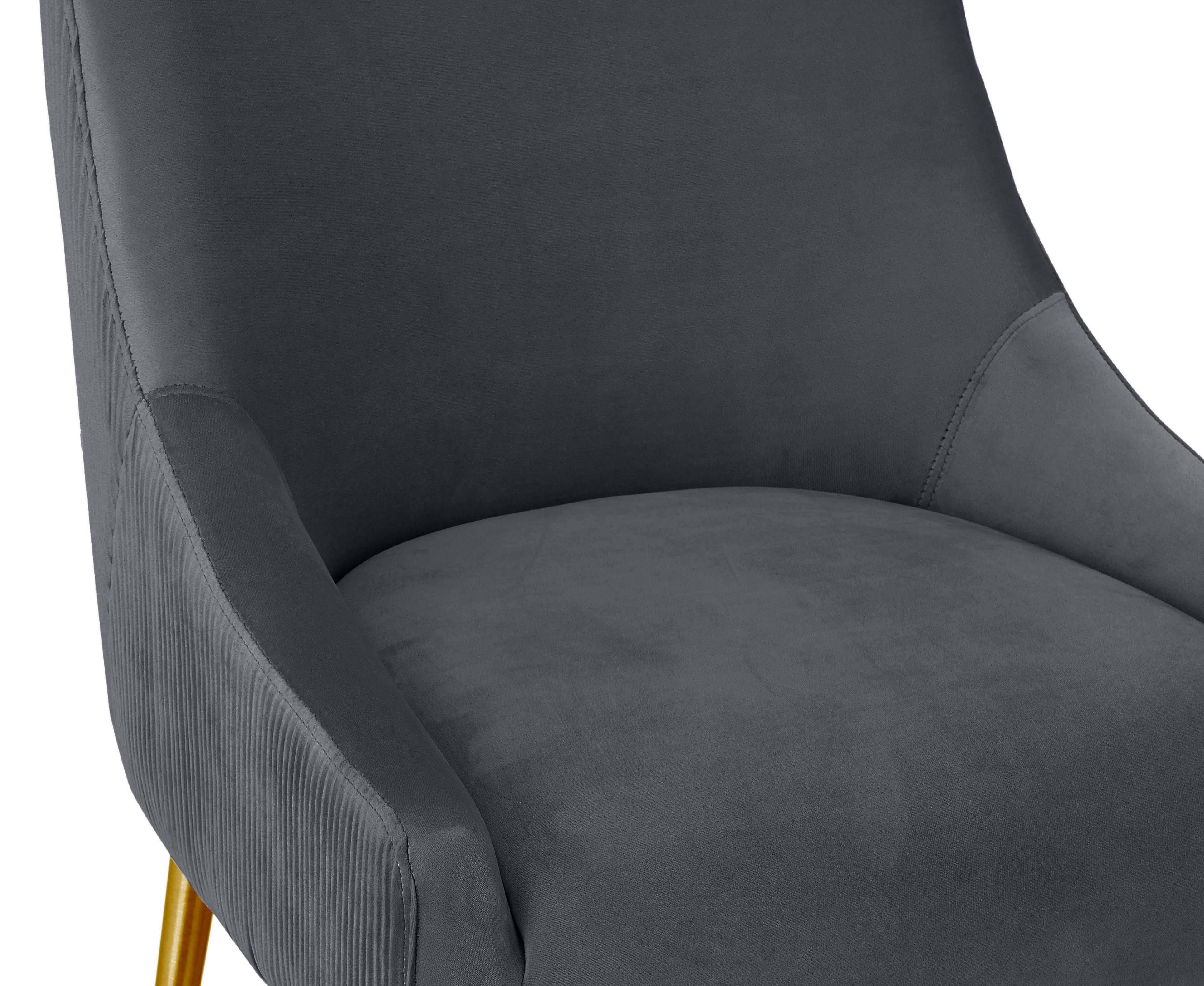 Beatrix Pleated Velvet Stool - Image 17