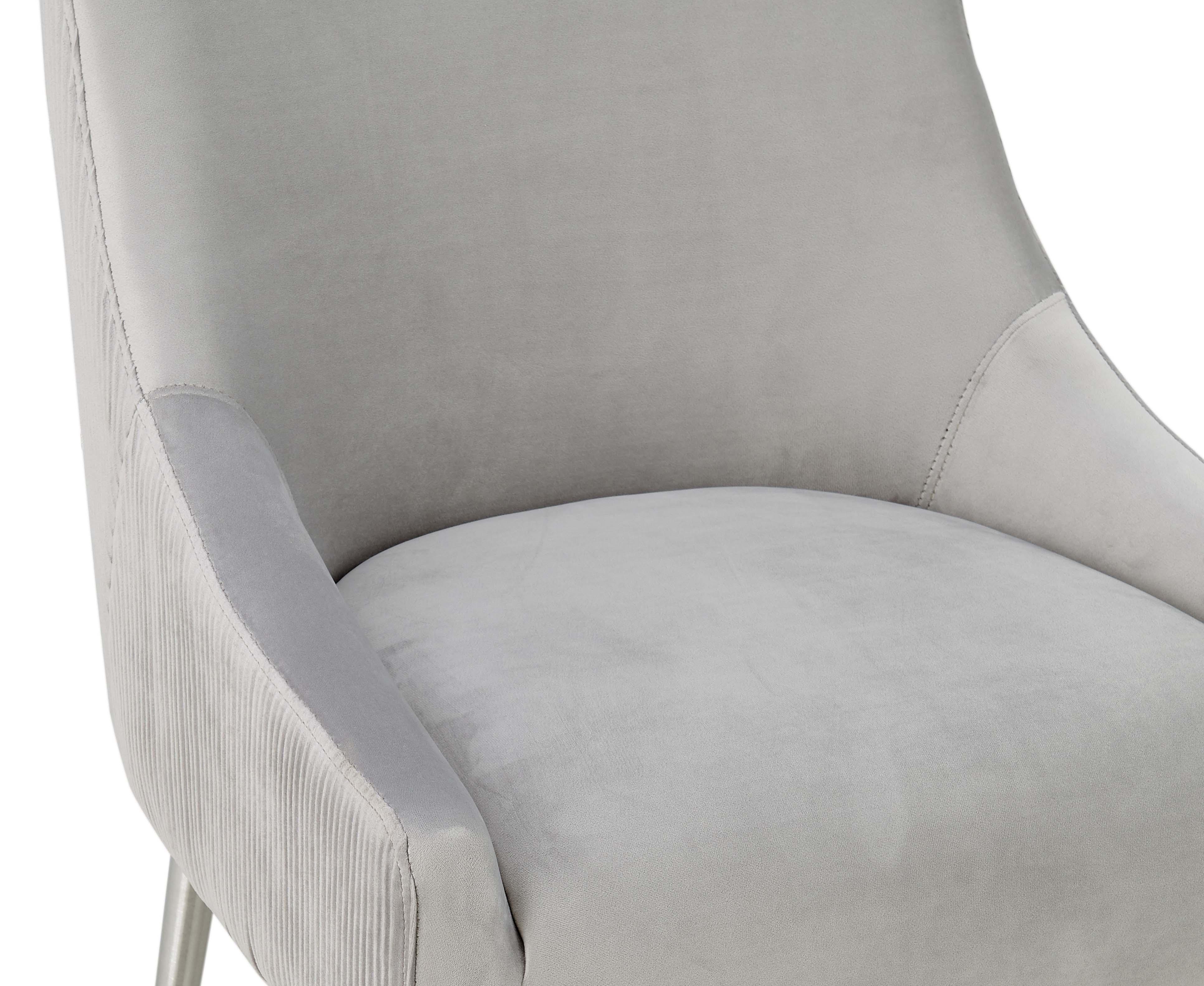 Beatrix Pleated Velvet Stool - Image 5