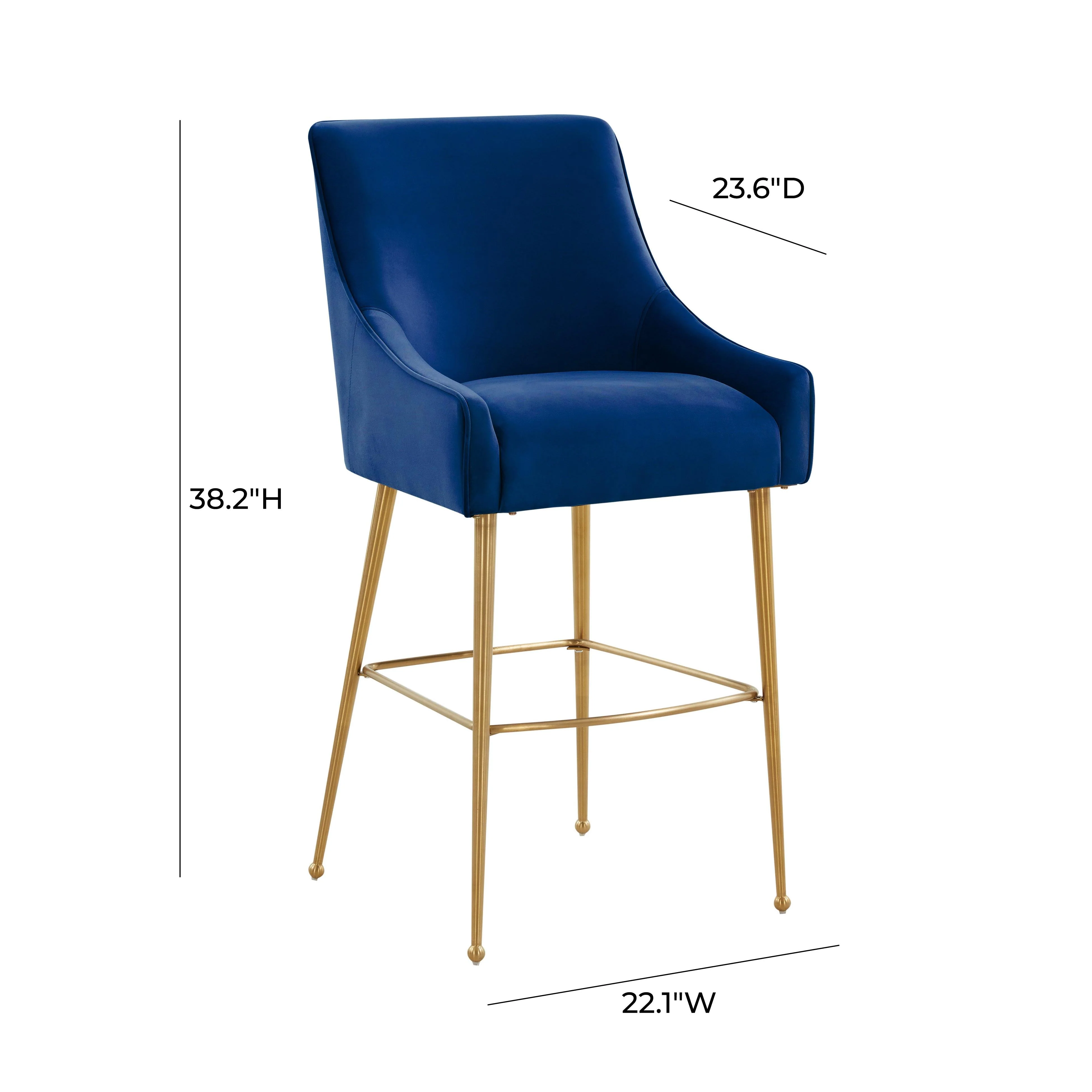 Beatrix Velvet Stool - Image 12