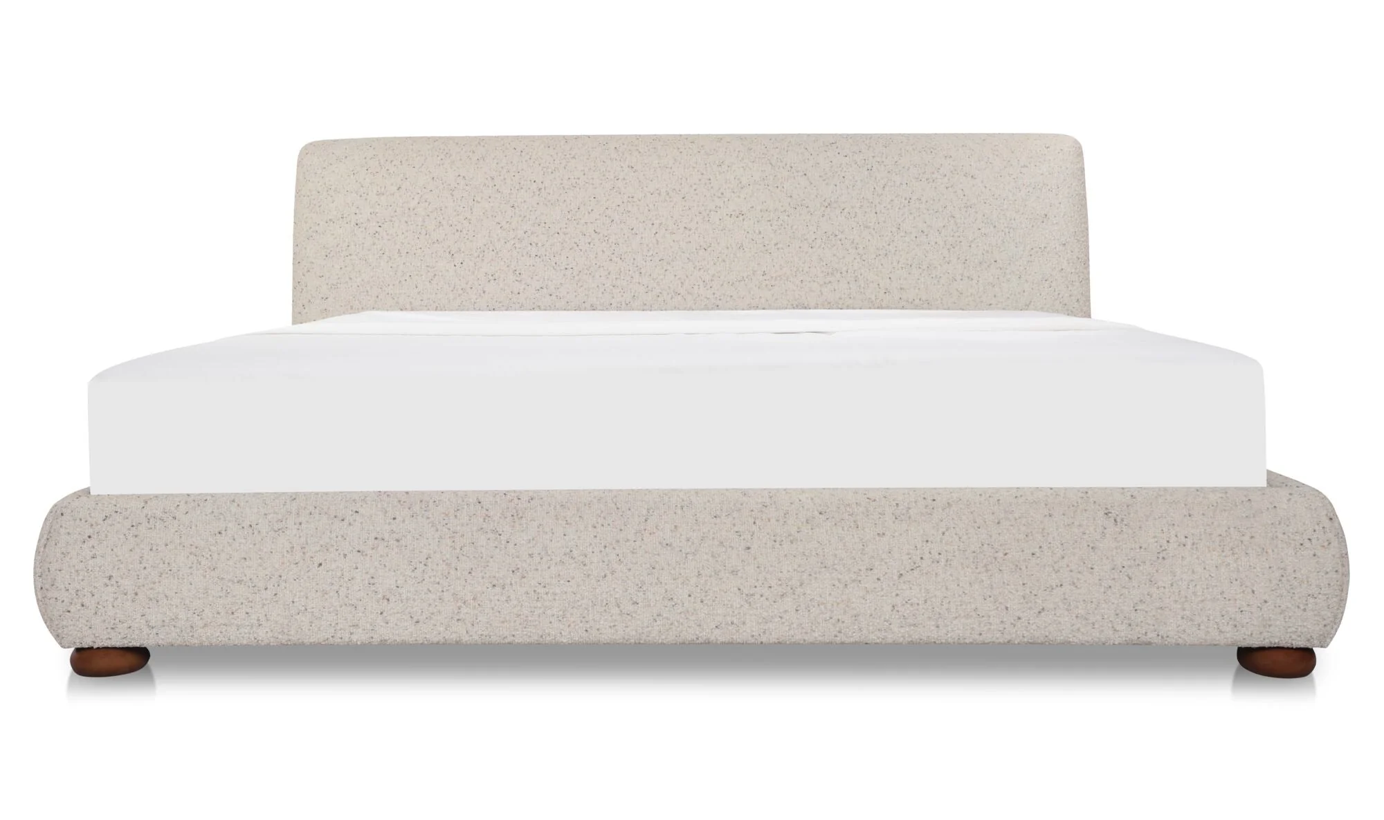Beau King Storage Bed Speckled Light Grey