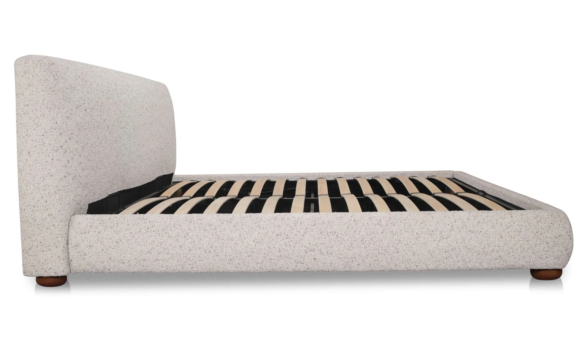 Beau King Storage Bed Speckled Light Grey - Image 7