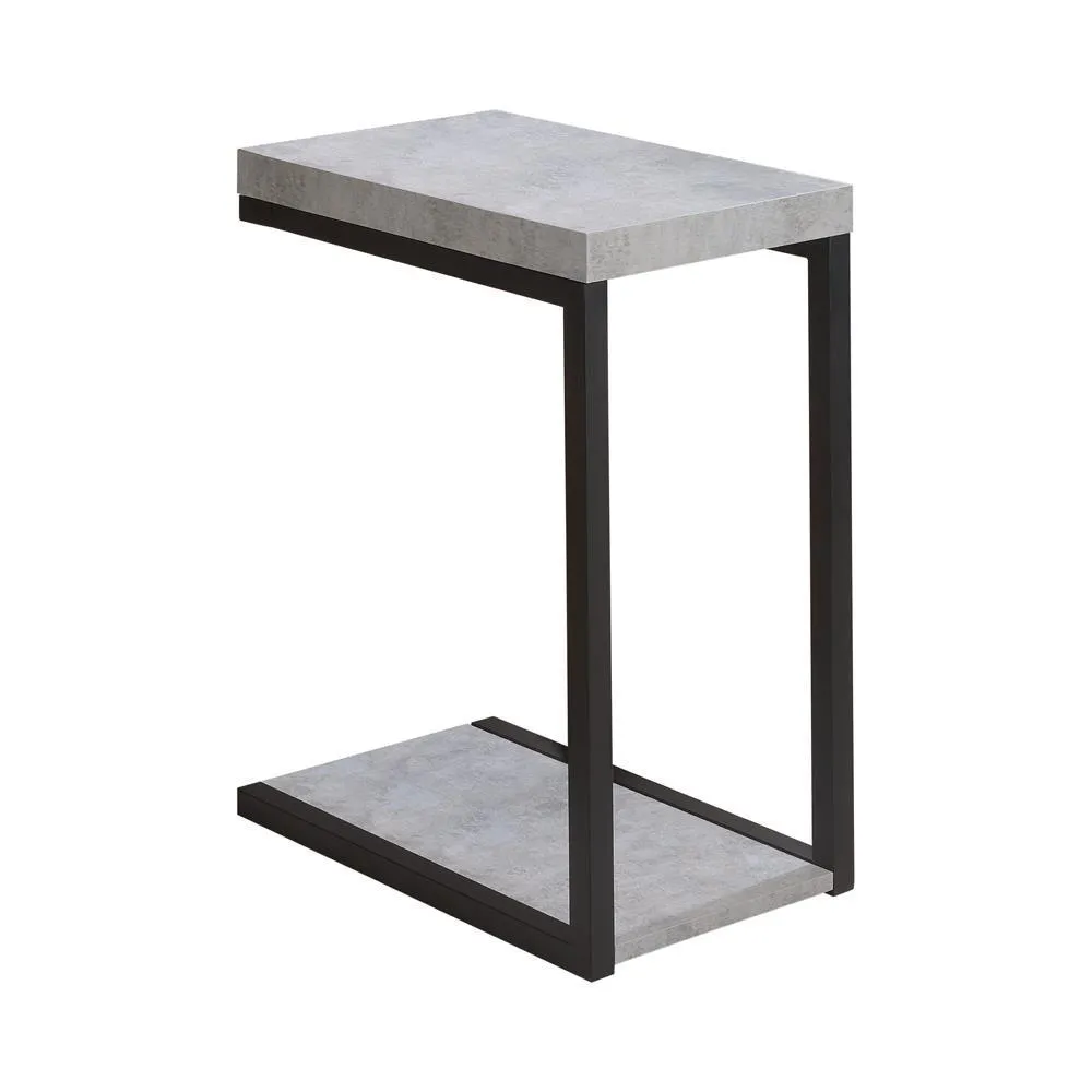 Beck Cement/Black Accent Table - Image 2