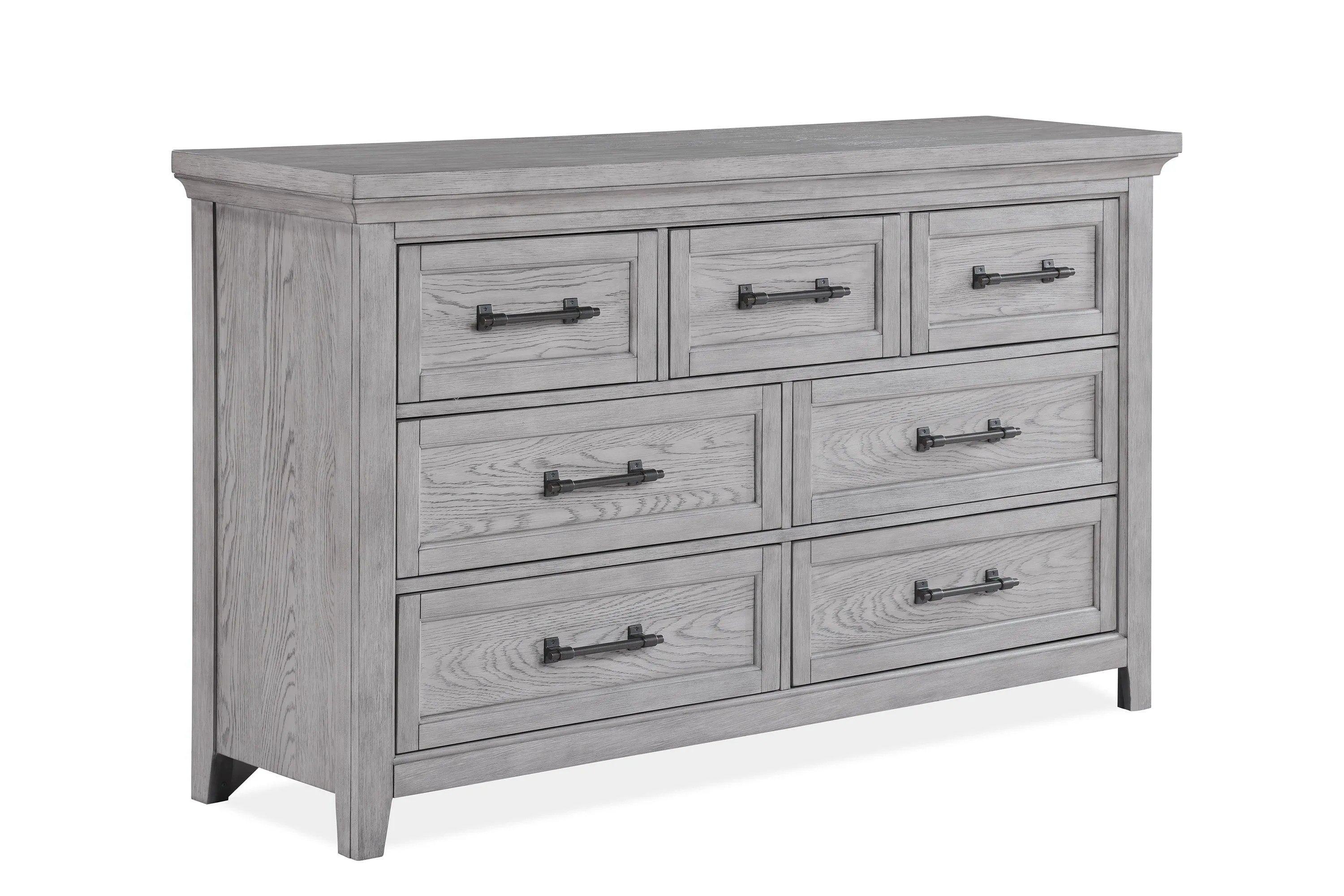 Beckett Rustic Gray Footboard Bench Panel Bedroom Set - Image 9