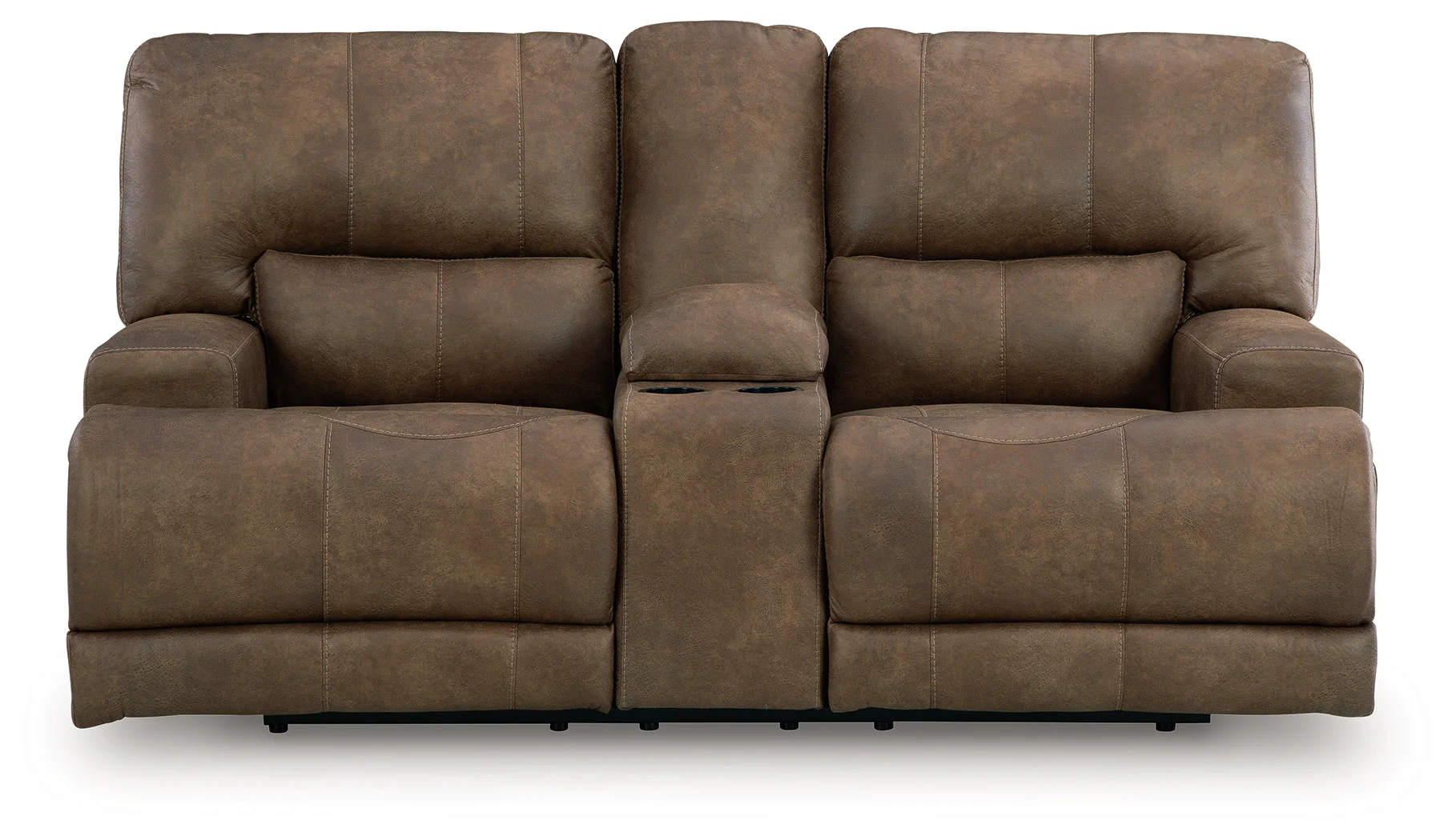 Beckley Place Earth Power Reclining Loveseat with Console - Image 4