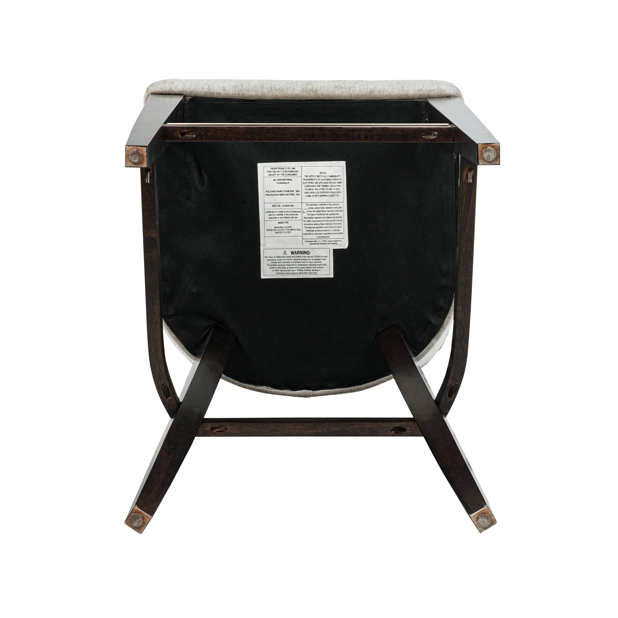 Beever Barstool in Taupe (set of 2) - Image 10