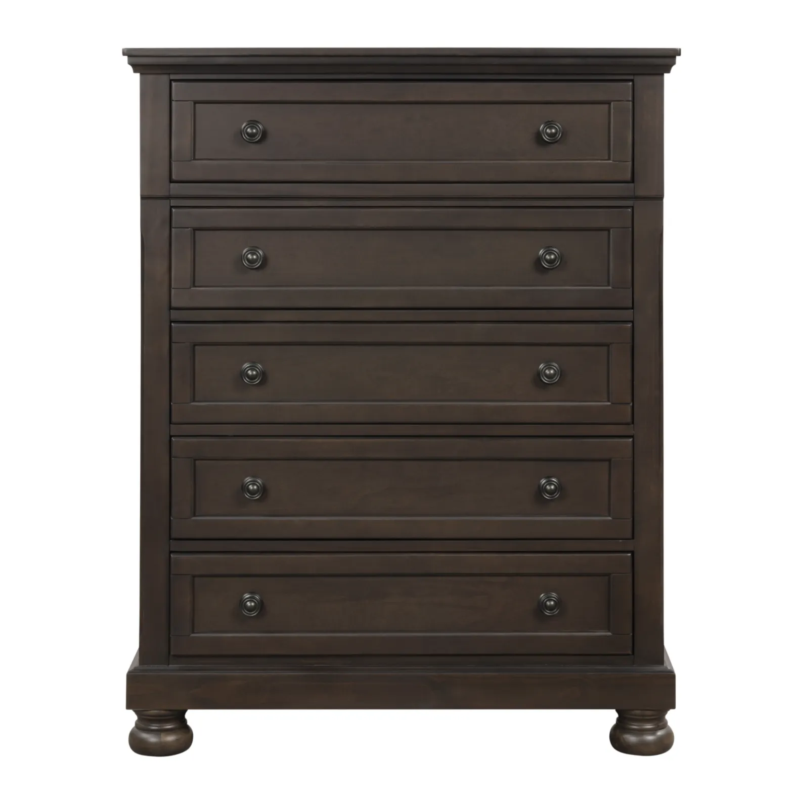 Begonia Grayish Brown Sleigh Storage Platform Bedroom Set - Image 14