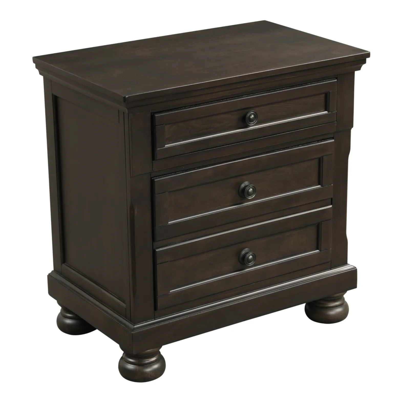 Begonia Grayish Brown Sleigh Storage Platform Bedroom Set - Image 6