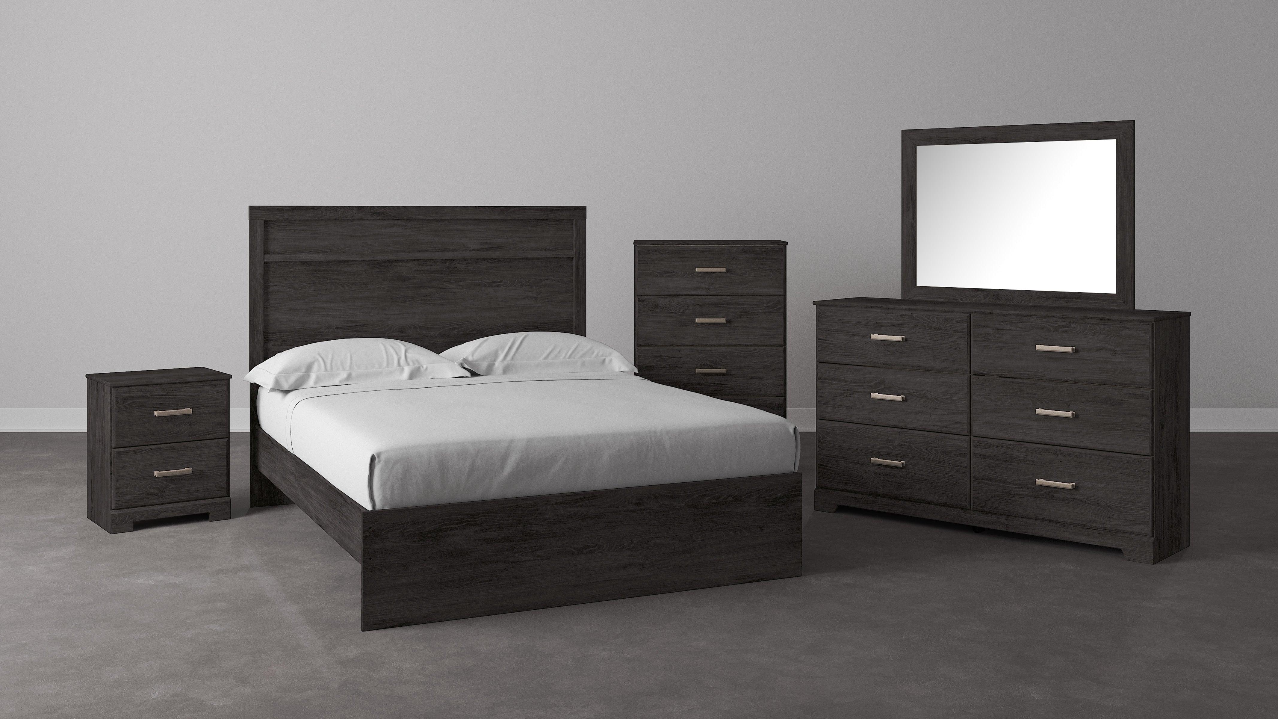 Belachime Black Panel Bedroom Set - Image 5
