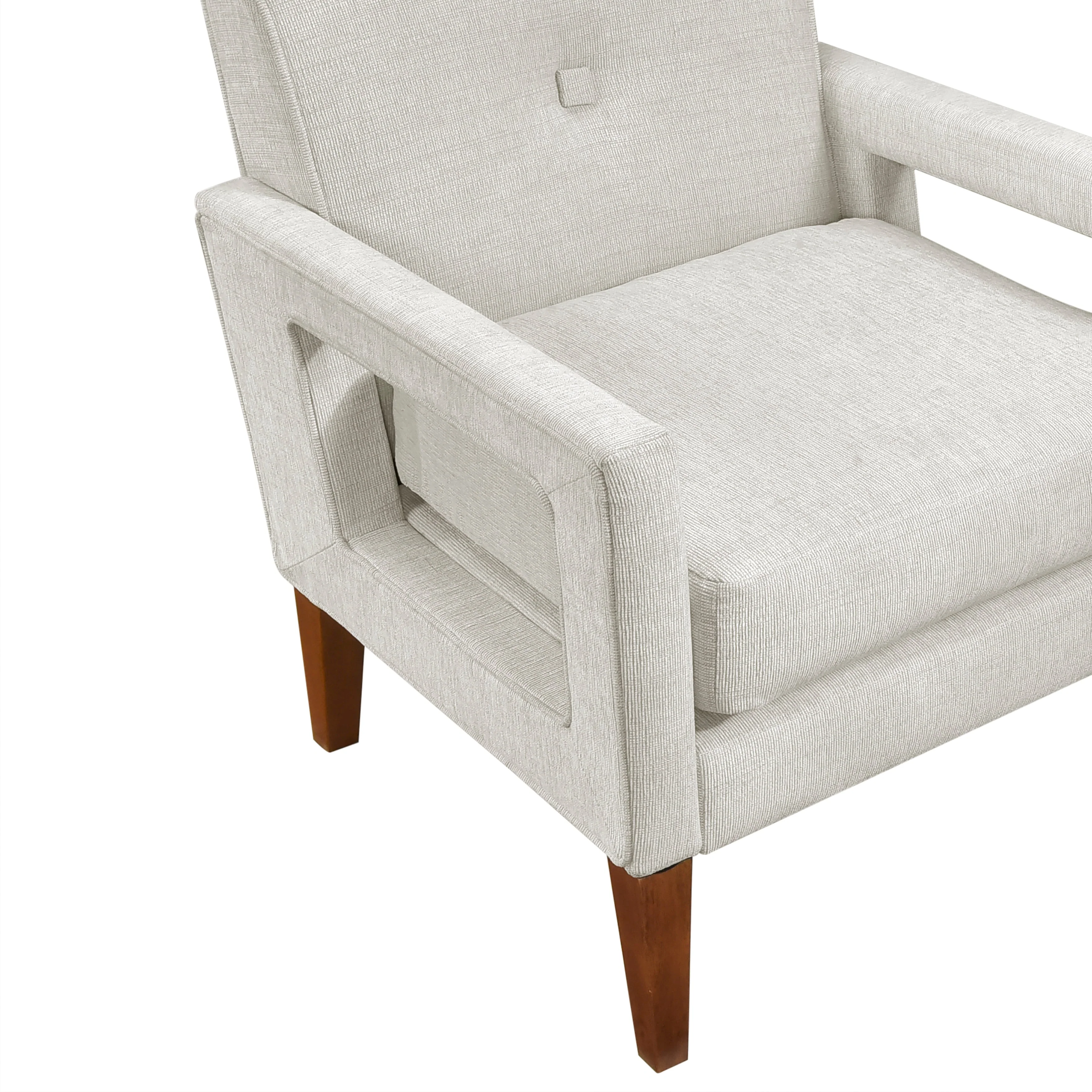 Belfort Beige Accent Chair - Image 6
