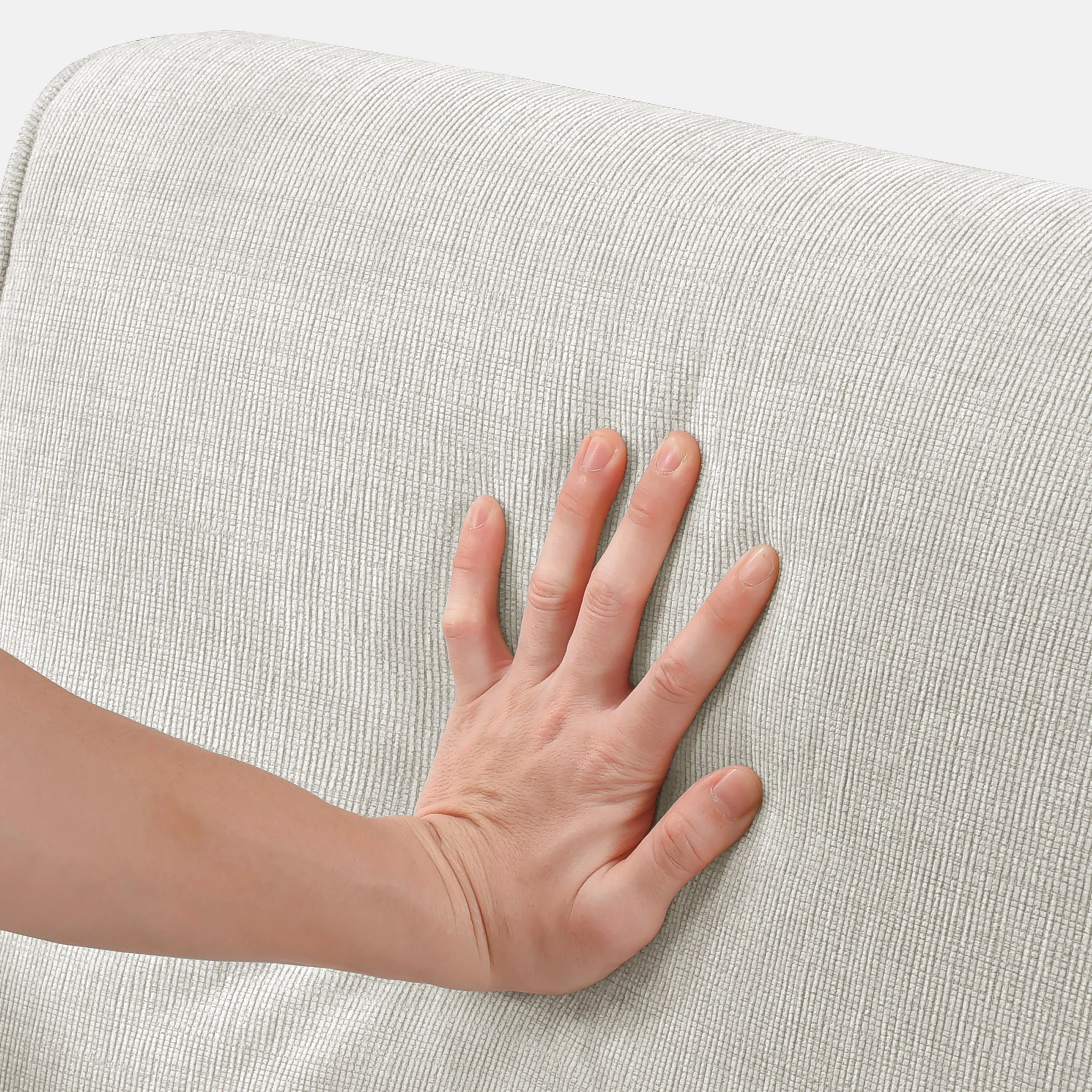 Belfort Beige Loveseat - Image 5