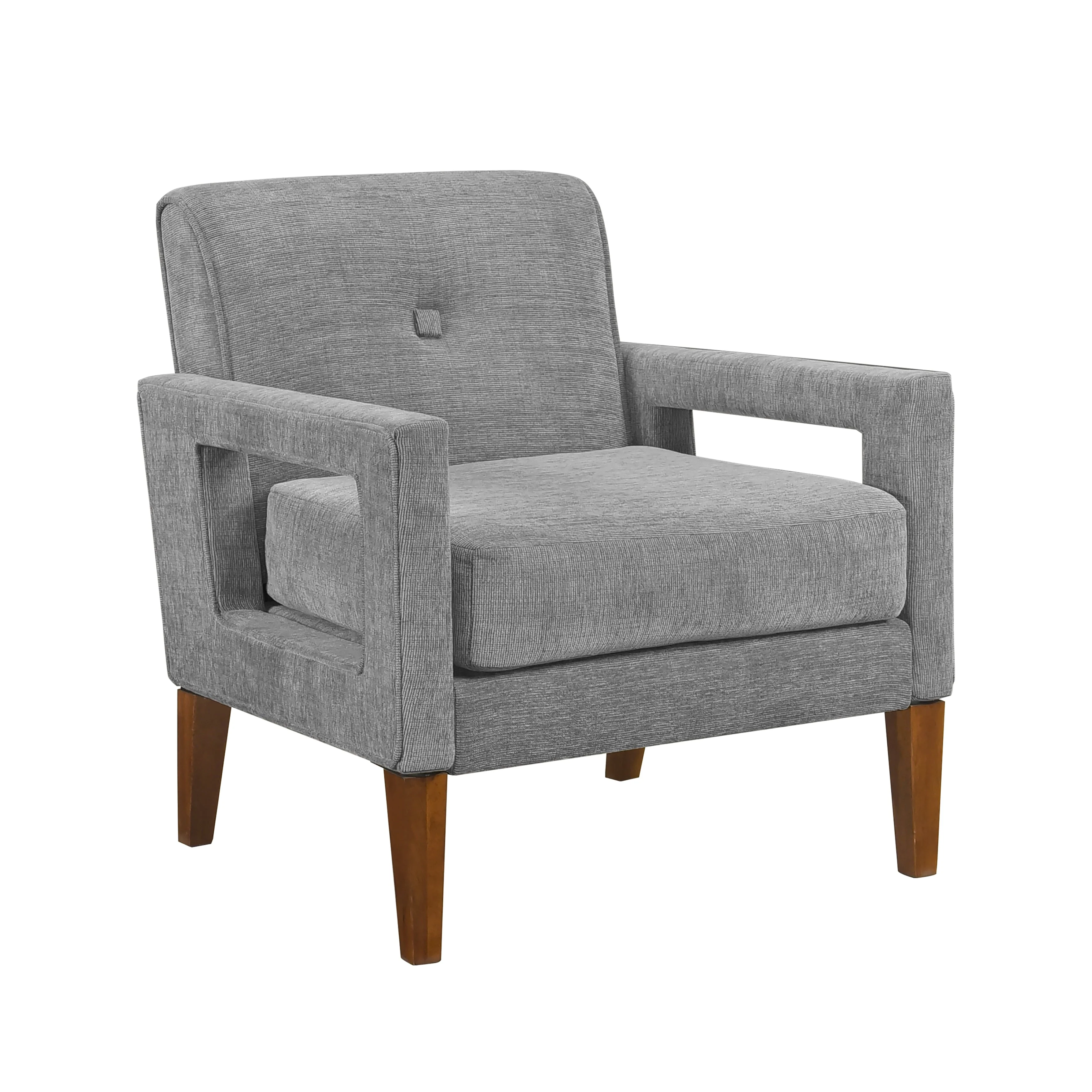 Belfort Gray Accent Chair - Image 11