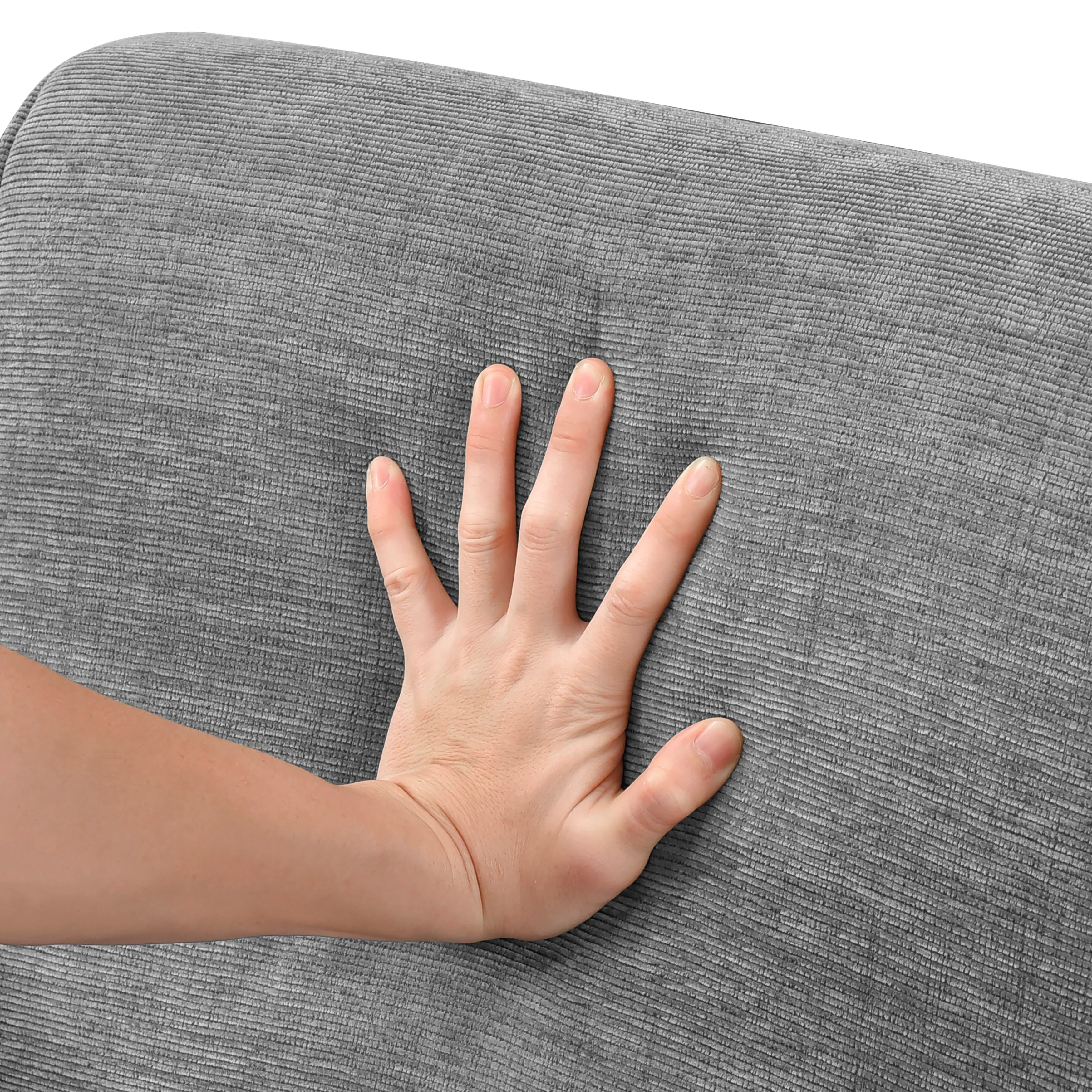Belfort Gray Loveseat - Image 5