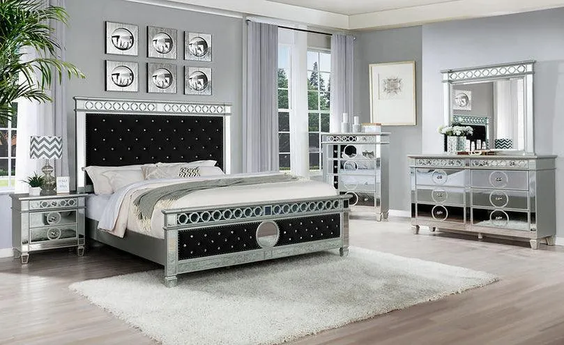 Bella Black Panel Bedroom Set