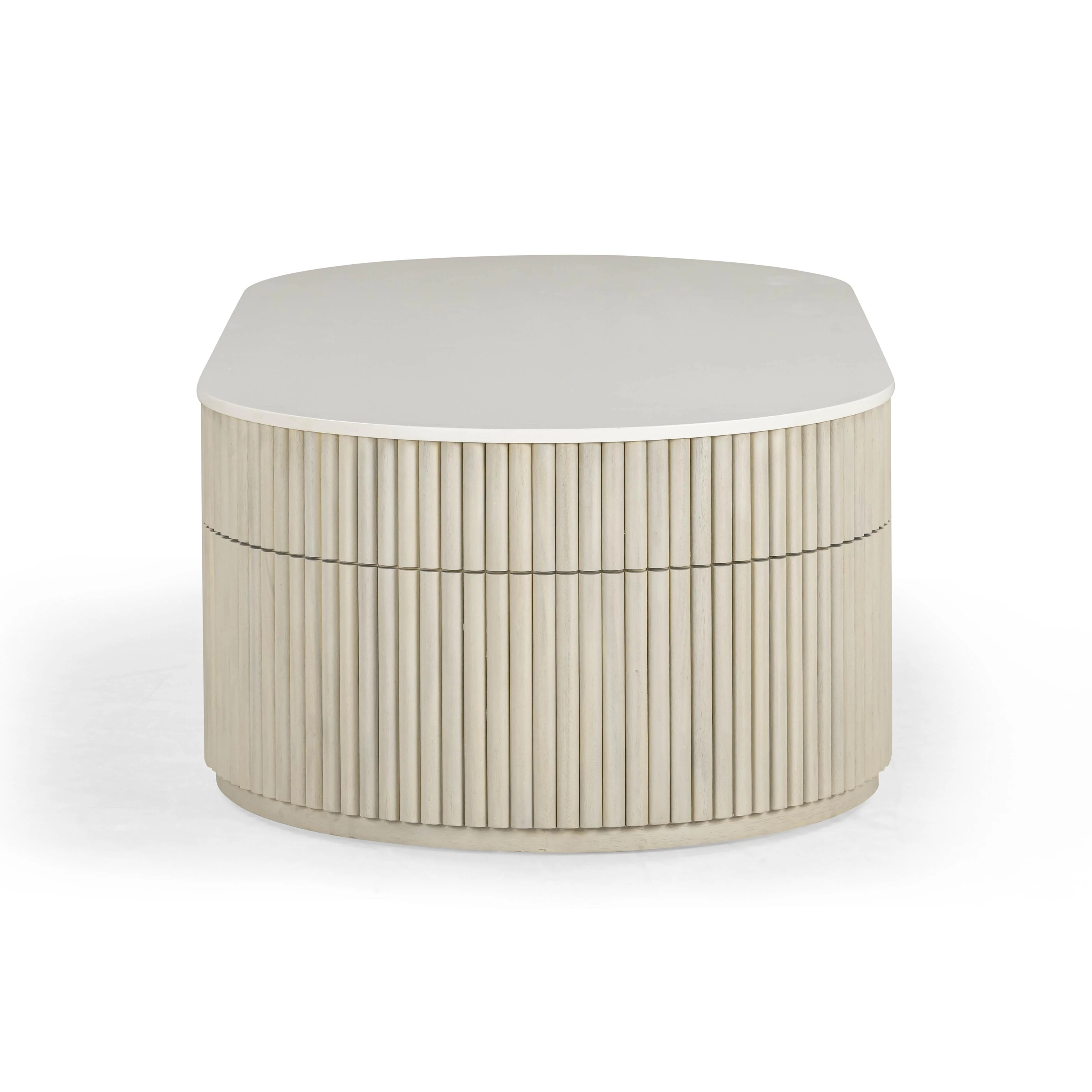 Bella Cream Large Storage Coffee Table - Image 4