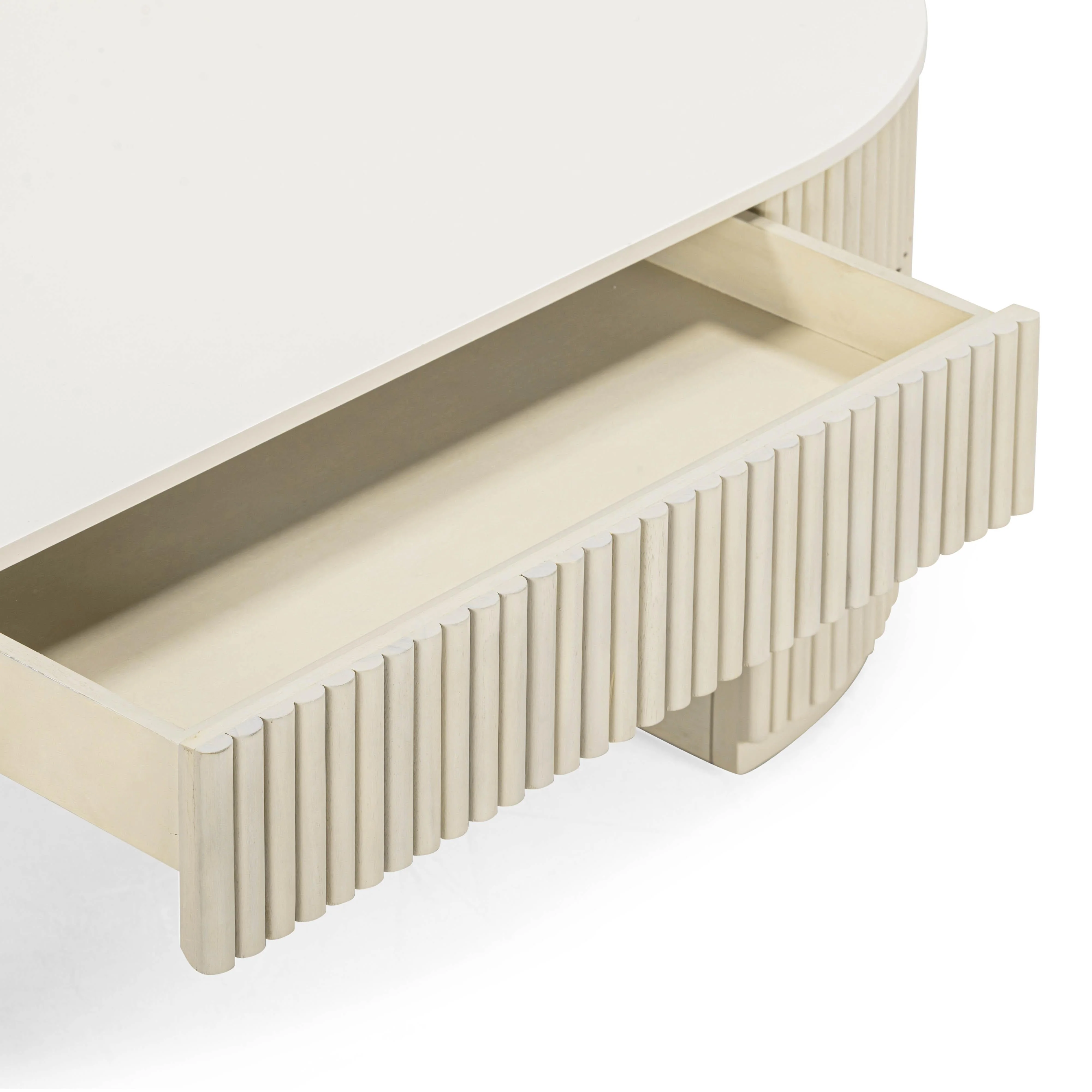 Bella Cream Large Storage Coffee Table - Image 6