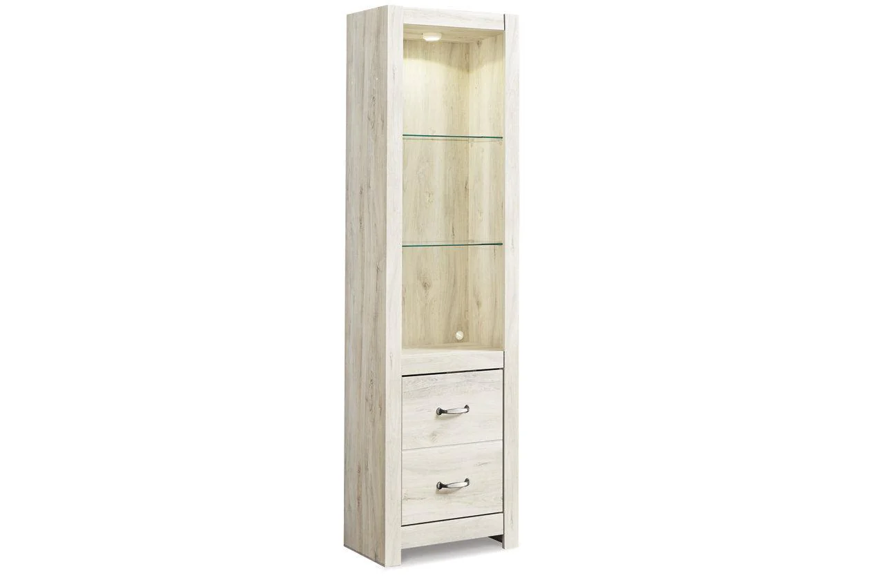 Bellaby Whitewash 4-Piece Entertainment Center with Fireplace - Image 5