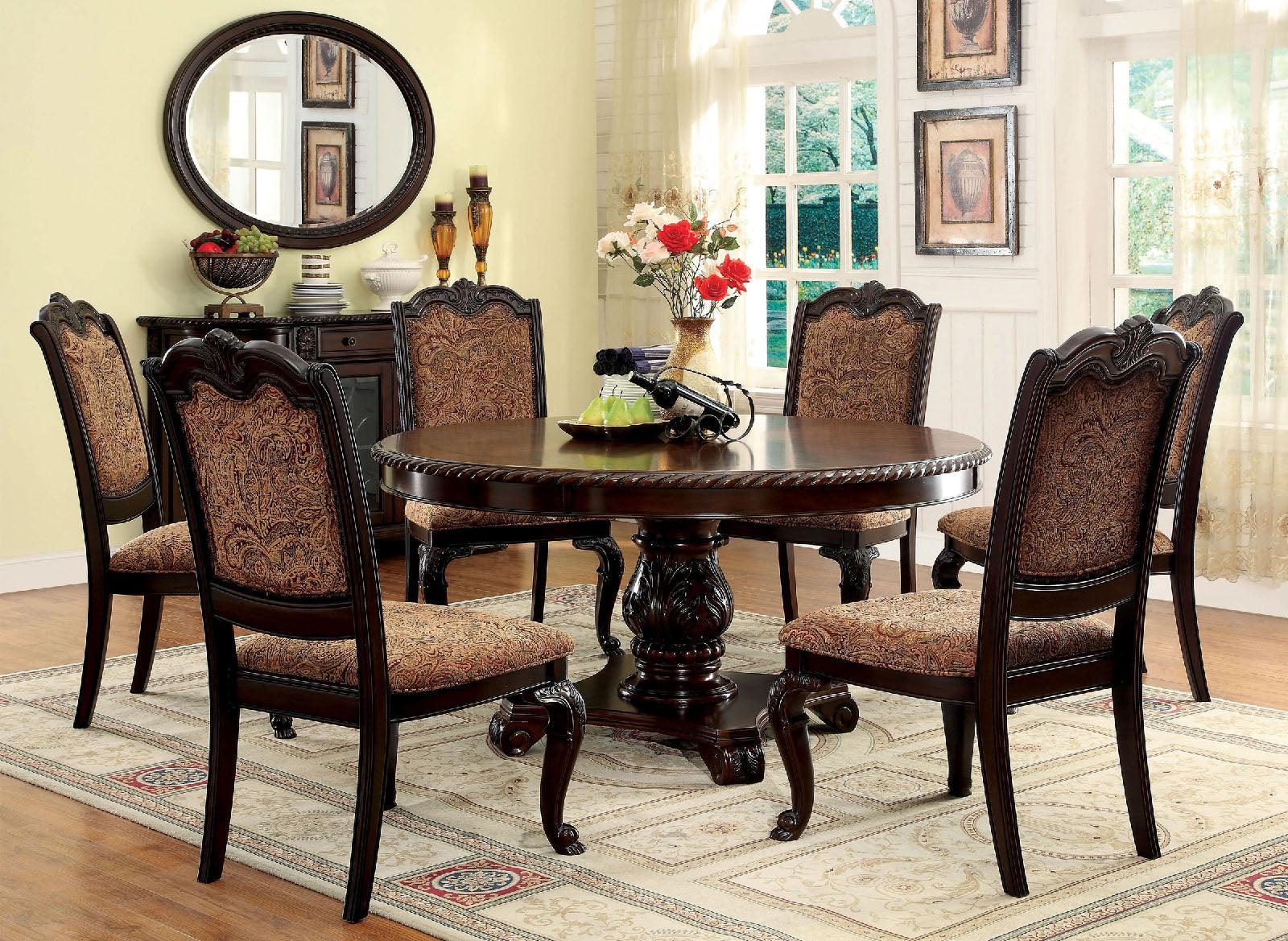 Bellagio Brown Cherry Dining Table - Image 2